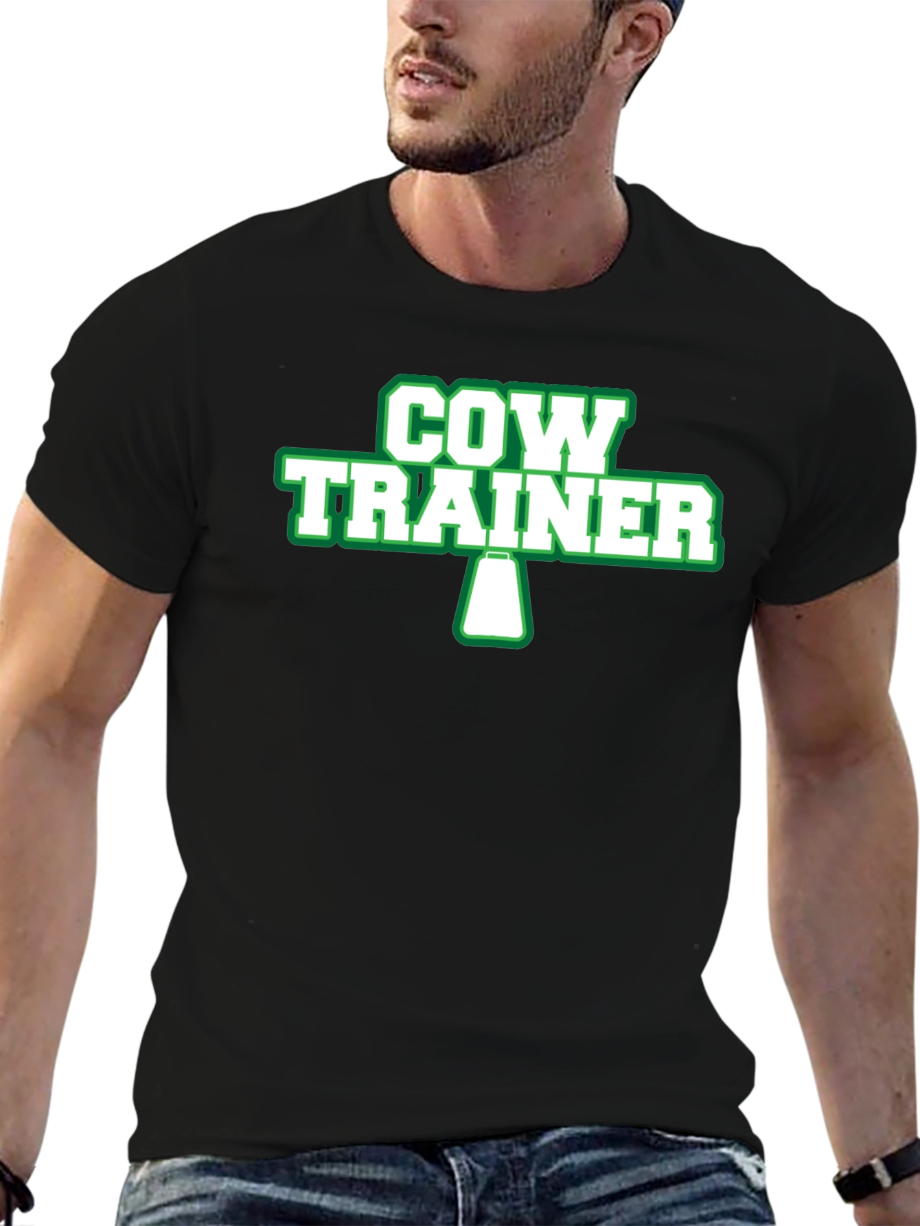 Cow Trainer Graphic Tee - Funny Agriculture Shirt