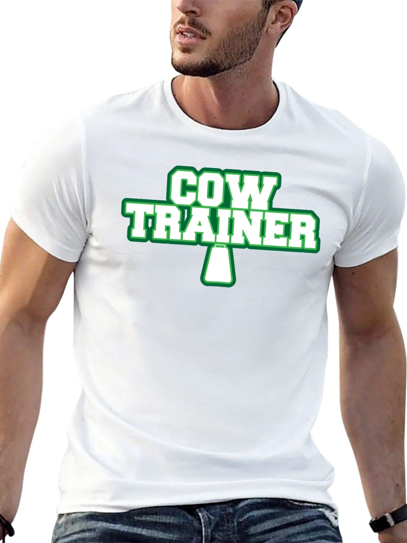 Cow Trainer Graphic Tee - Funny Agriculture Shirt