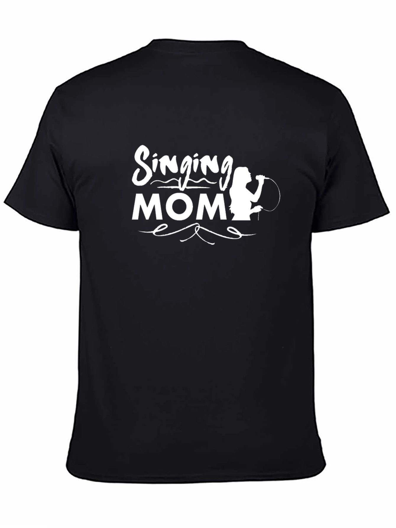 Singing Mom T-Shirt - Black Graphic Tee