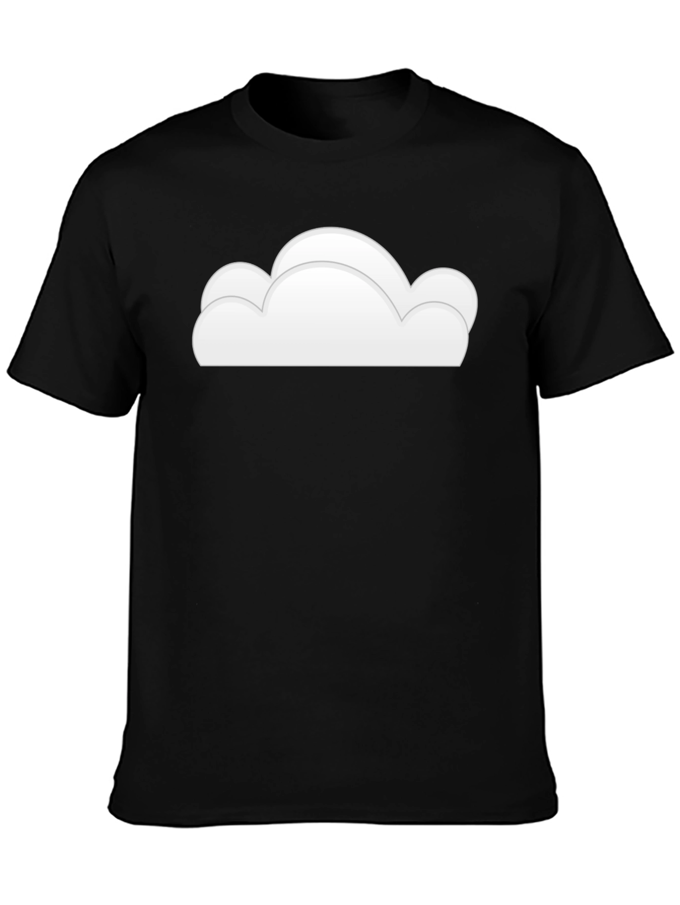 Cloud Graphic Black T-Shirt
