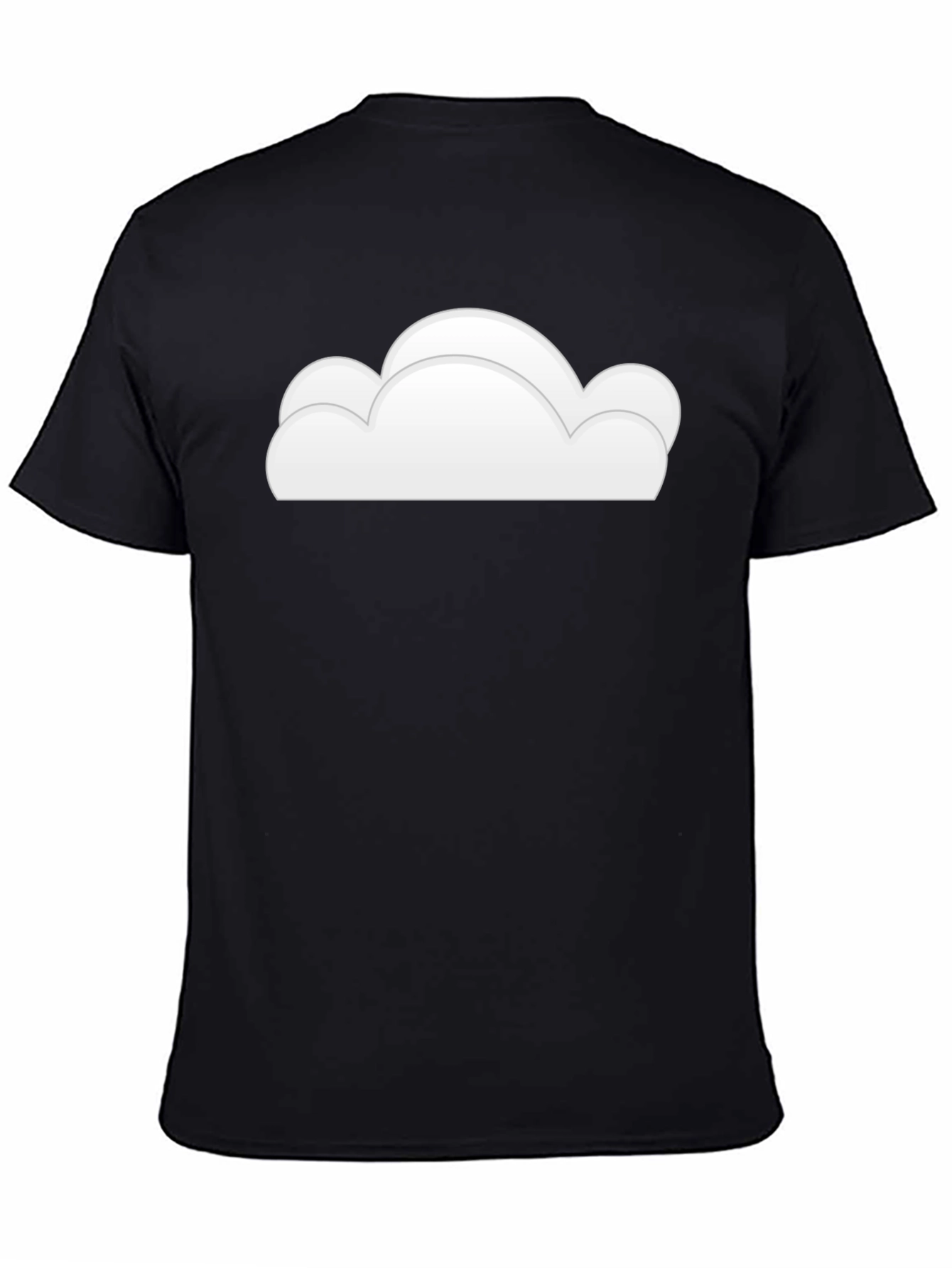 Cloud Graphic Black T-Shirt