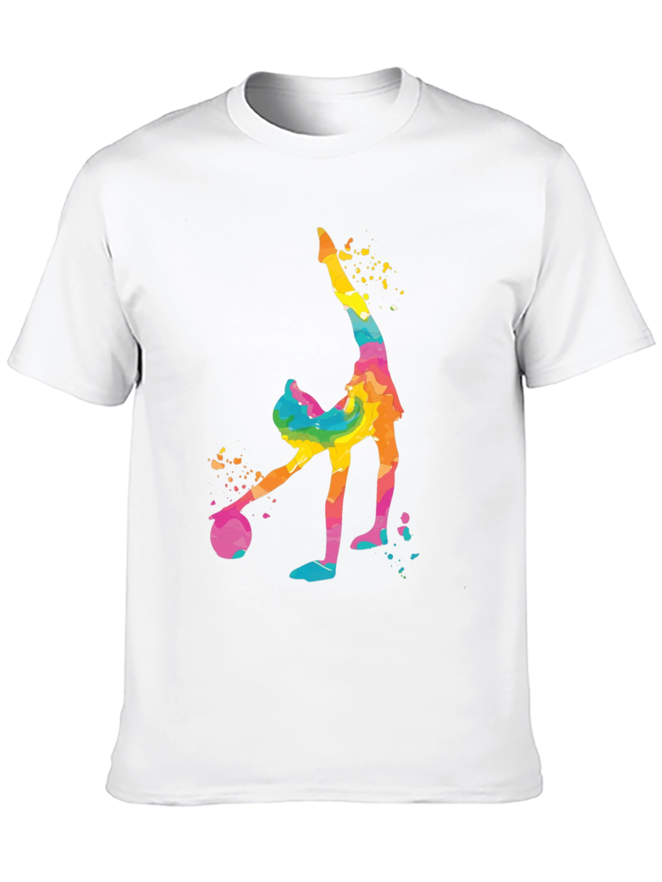 Gymnast Watercolor Graphic T-Shirt