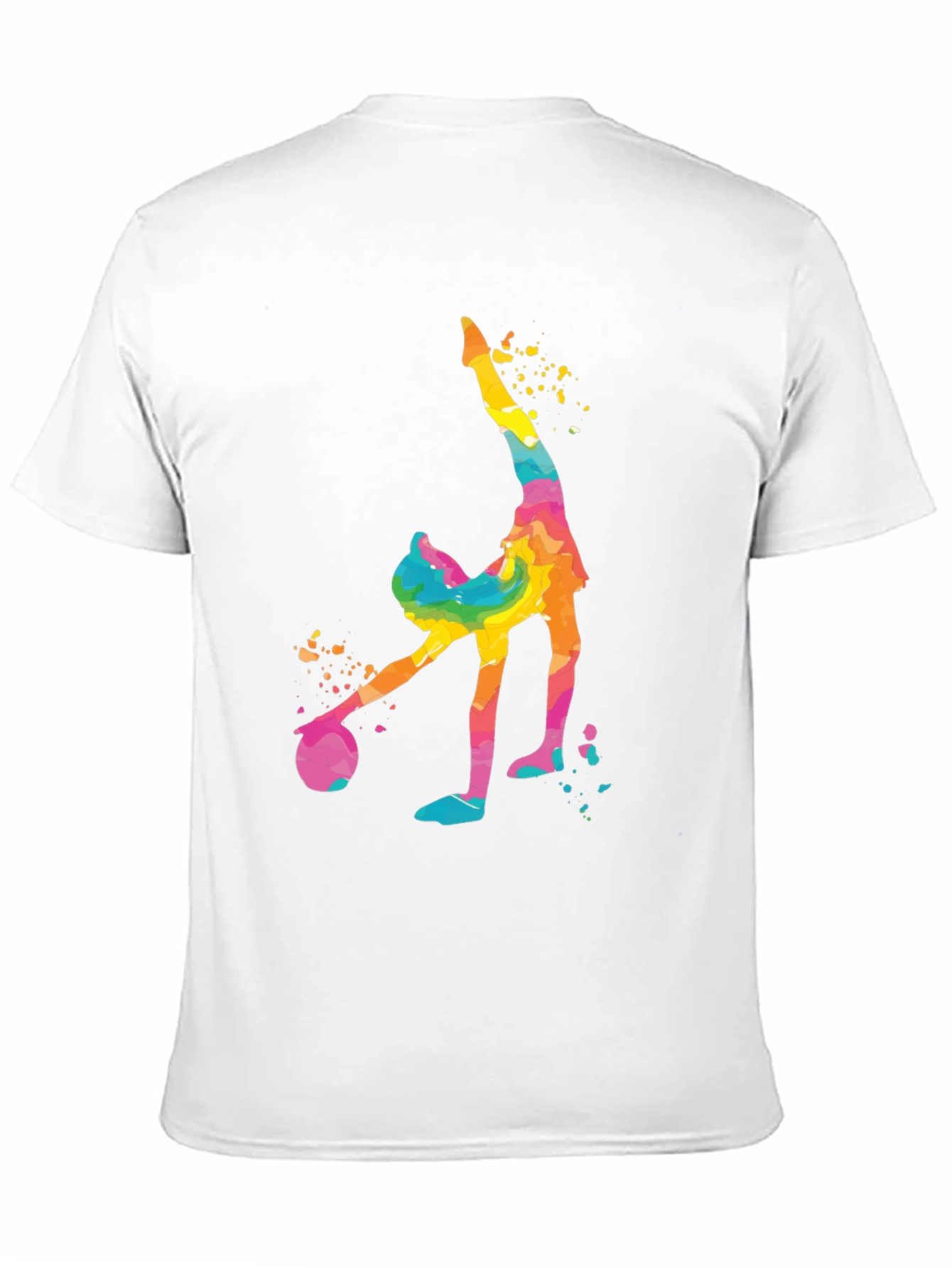 Gymnast Watercolor Graphic T-Shirt