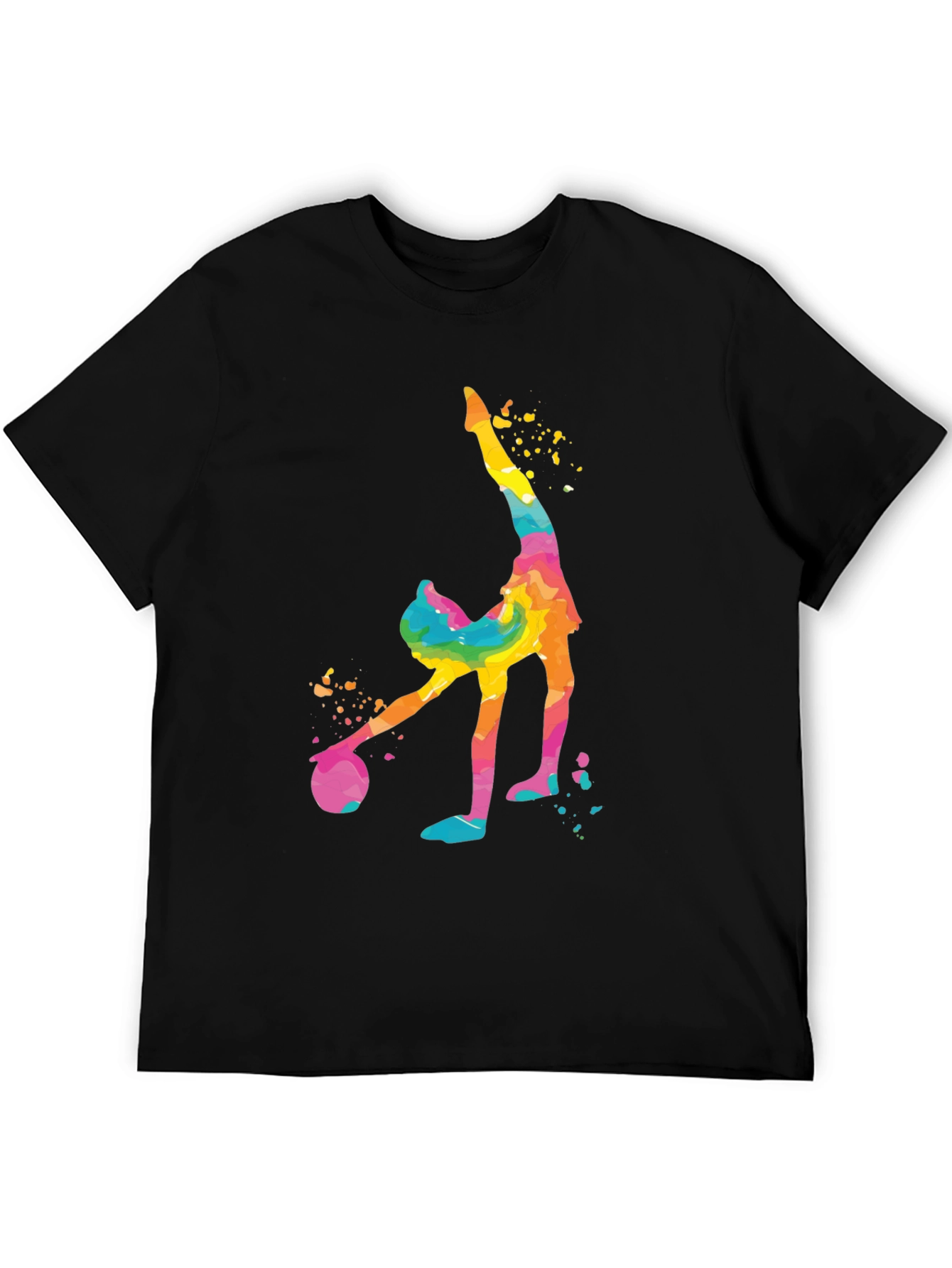 Gymnast Watercolor Graphic T-Shirt