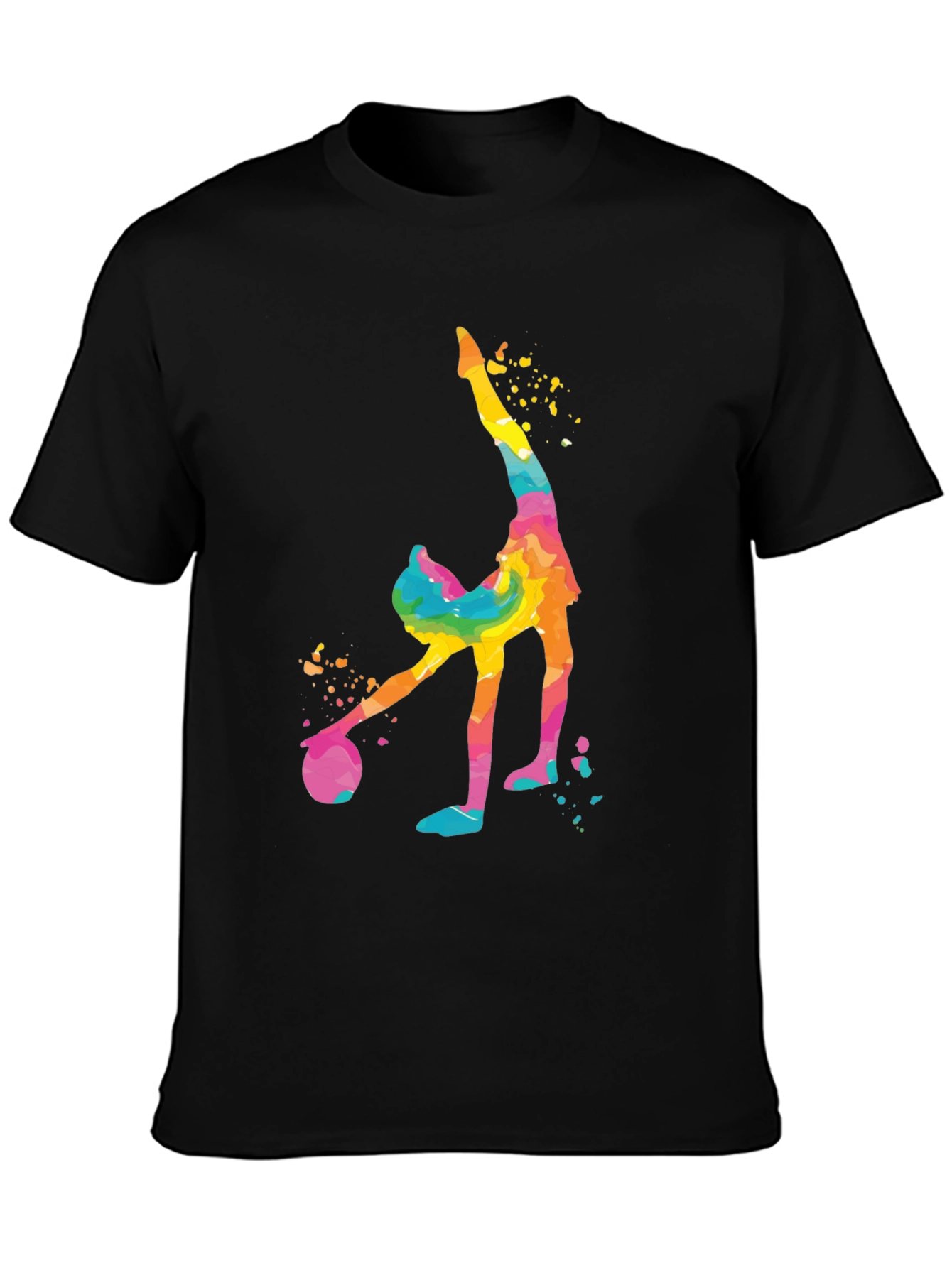 Gymnast Watercolor Graphic T-Shirt