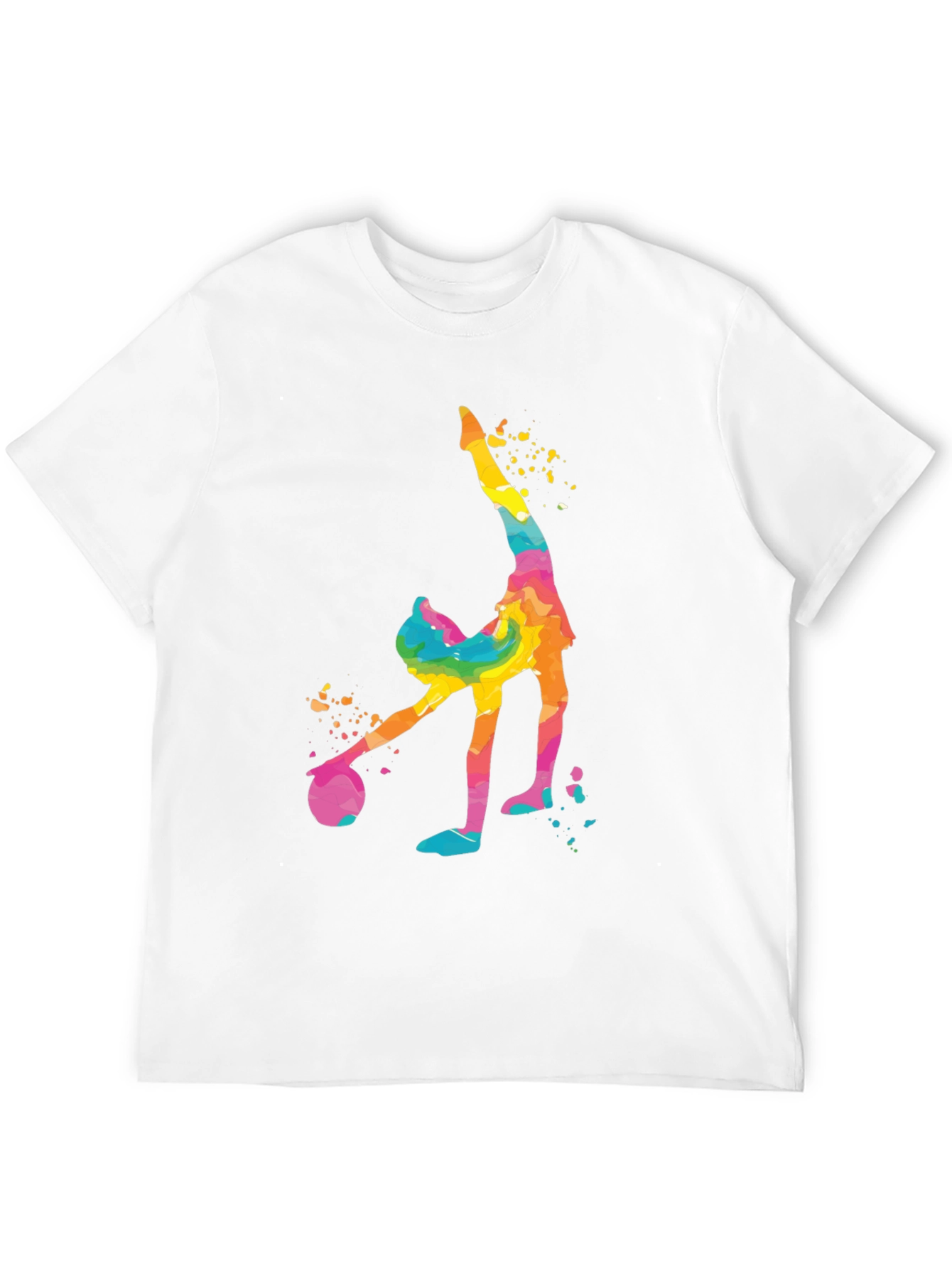 Gymnast Watercolor Graphic T-Shirt