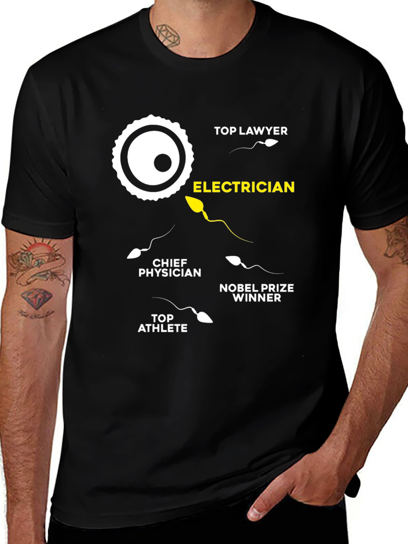 Humorous Electrician T-Shirt