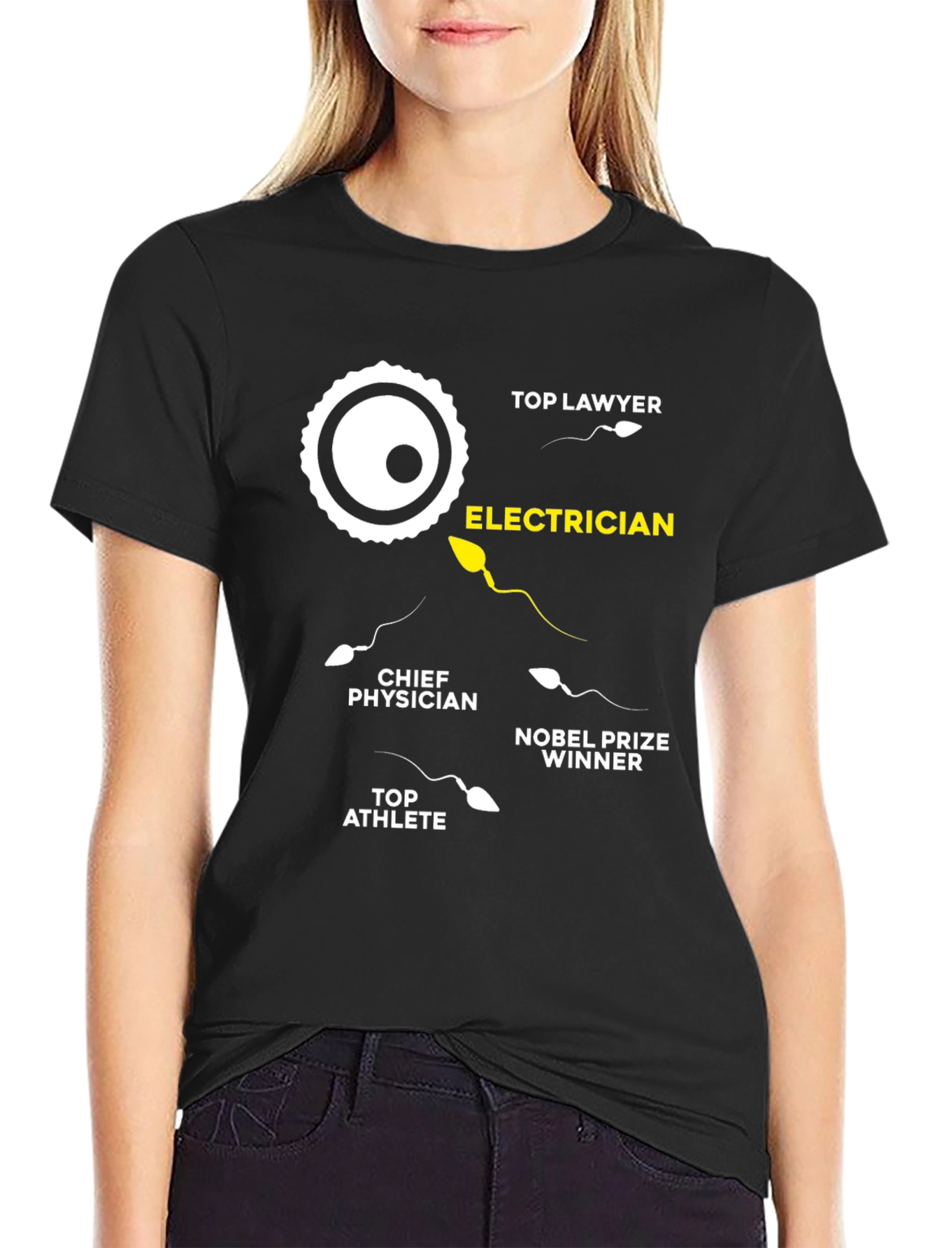 Humorous Electrician T-Shirt