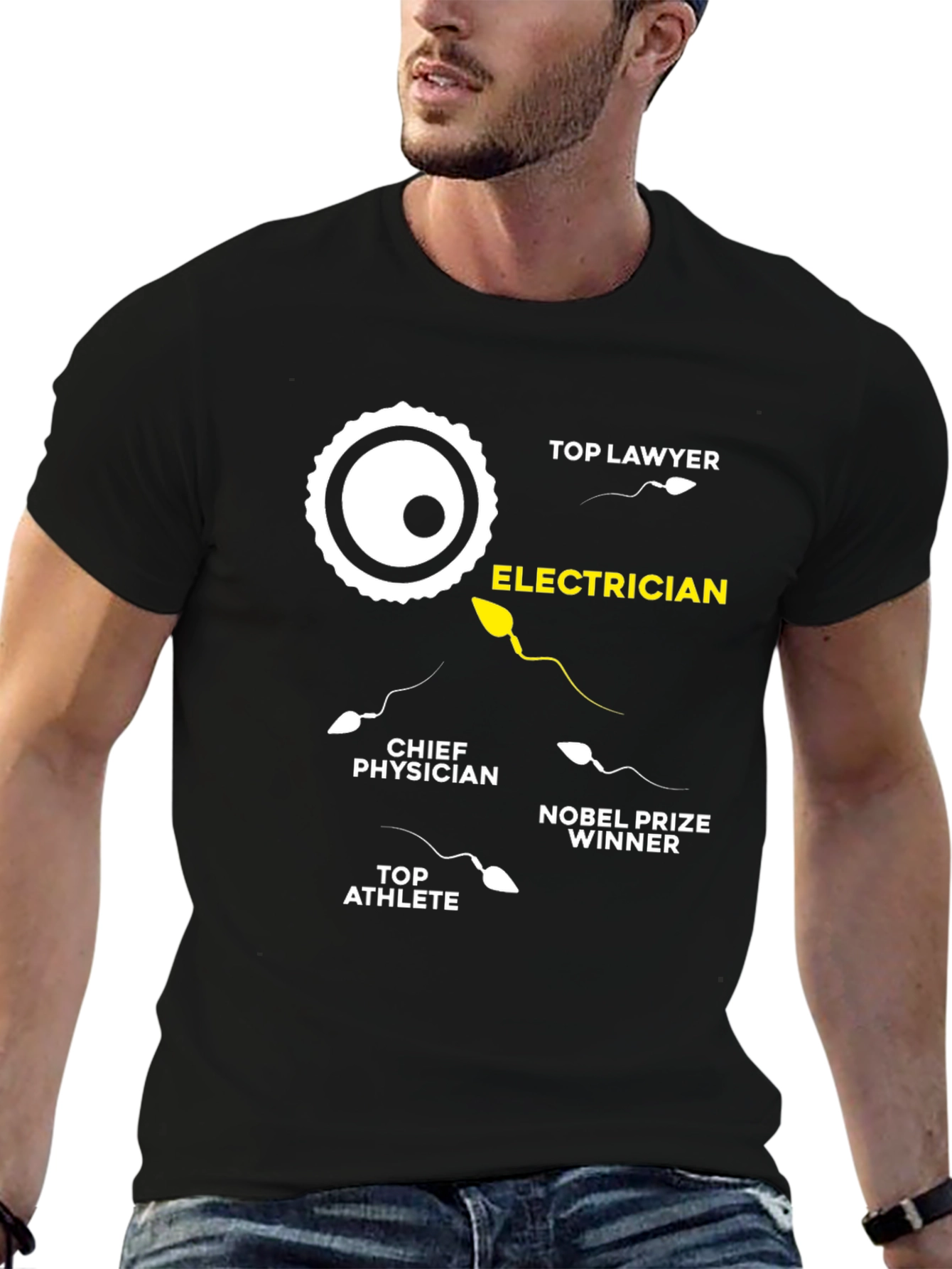 Humorous Electrician T-Shirt
