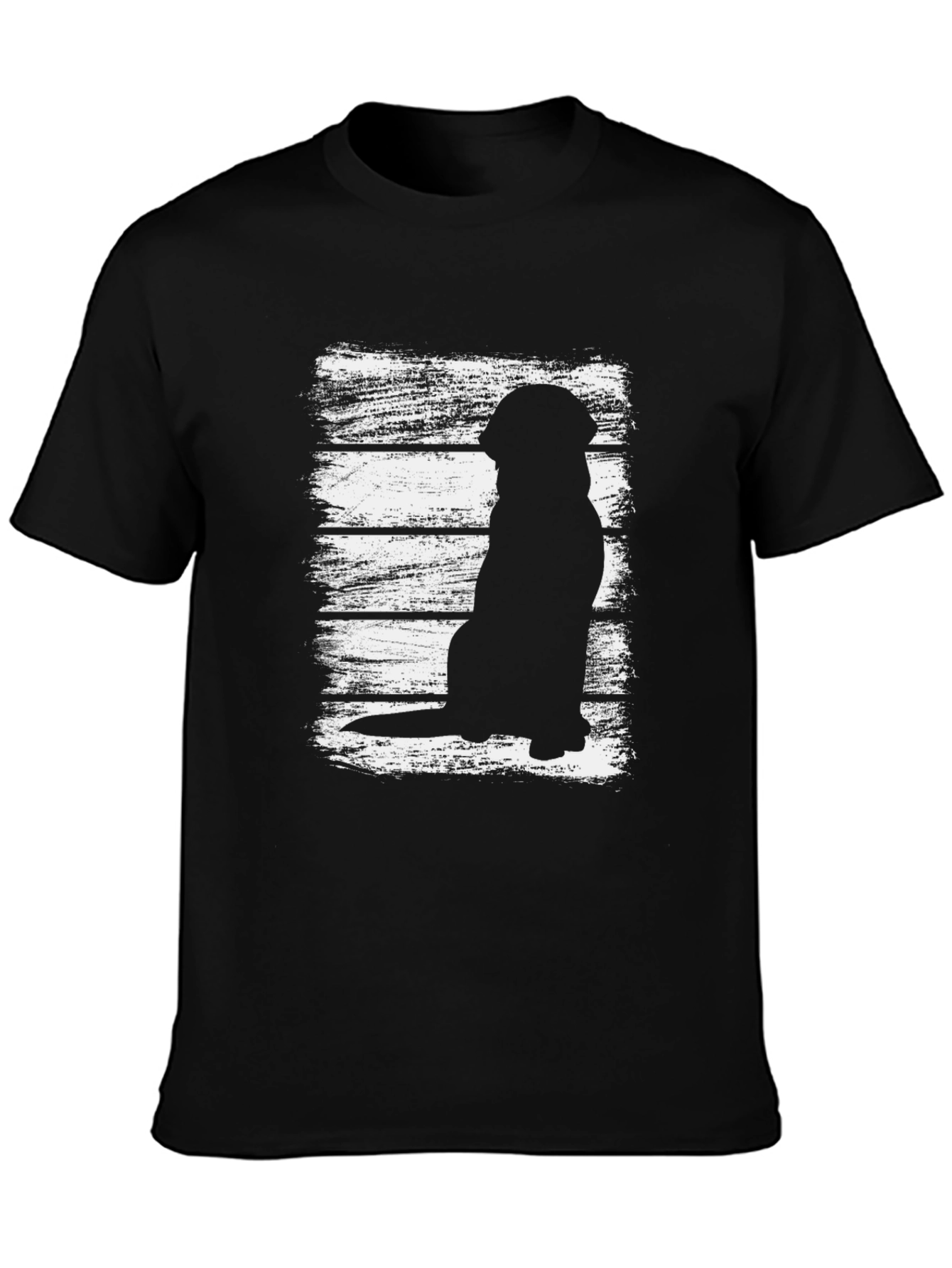 Dog Silhouette Graphic Tee - Stylish & Comfortable