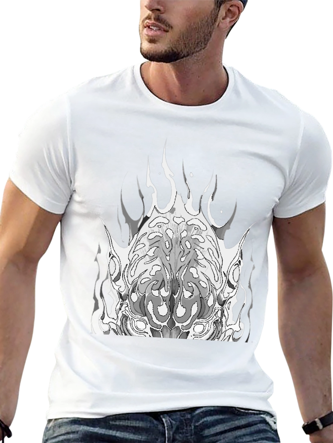 Fiery Brain Graphic Tee