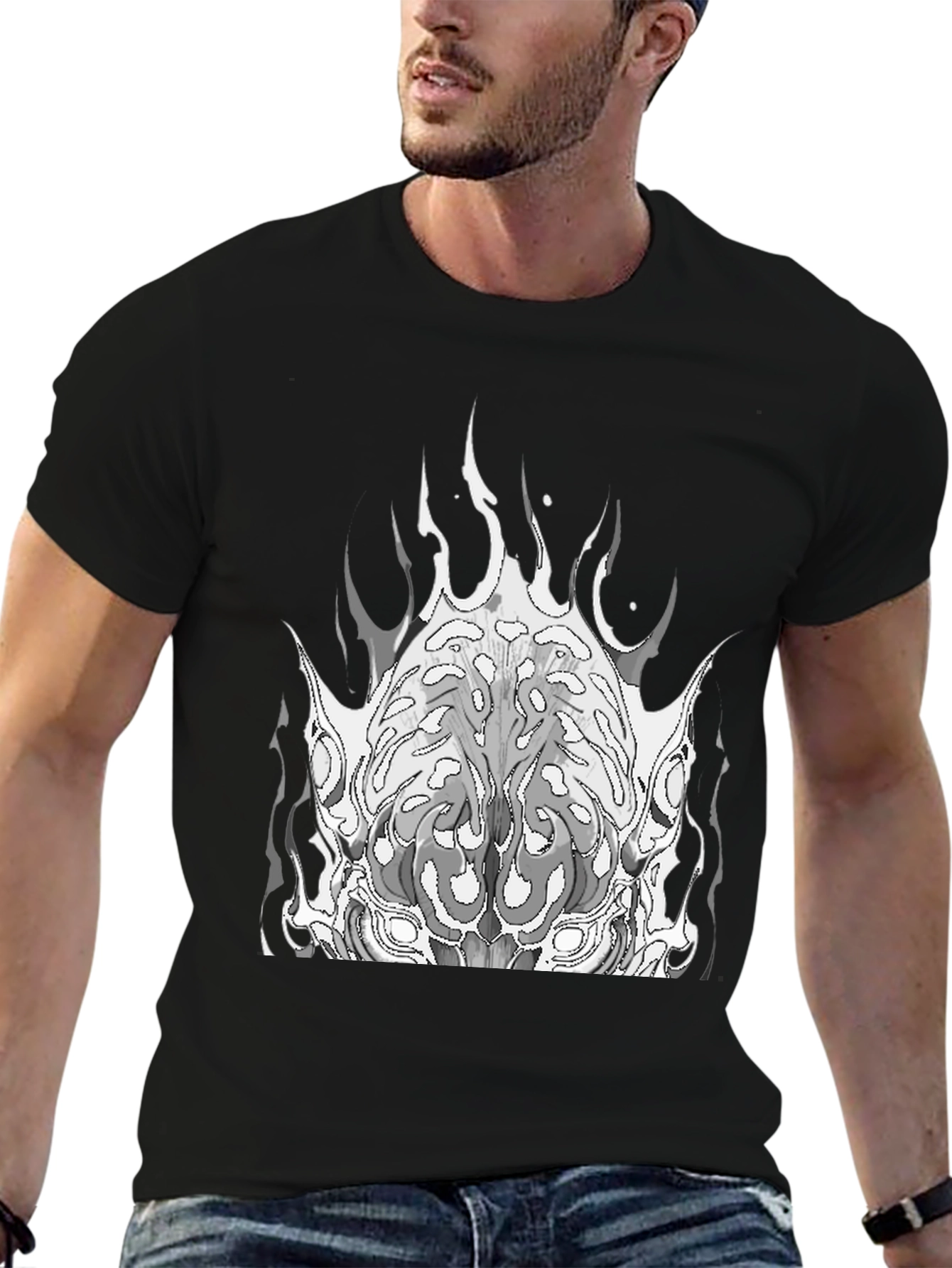 Fiery Brain Graphic Tee