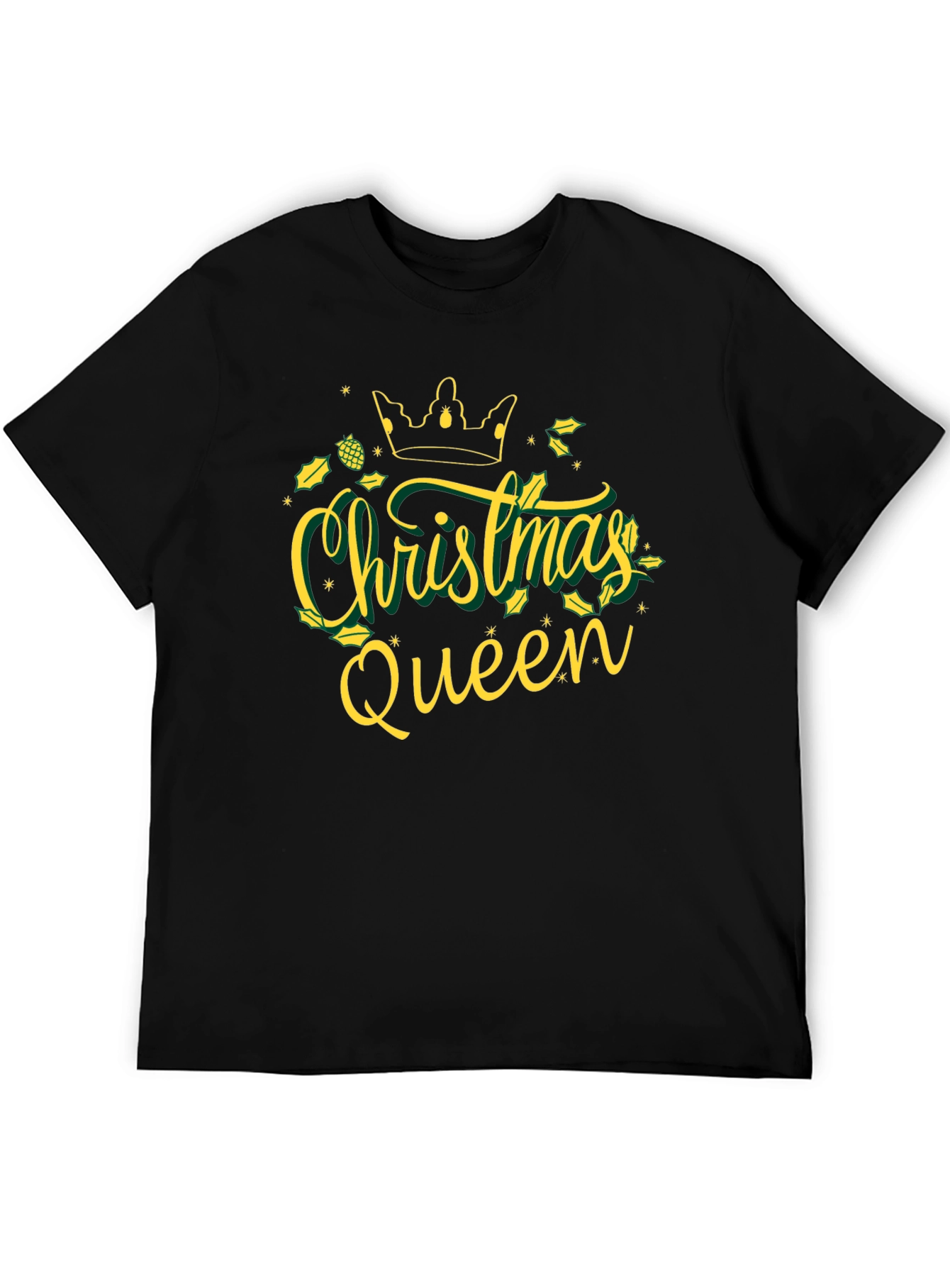Christmas Queen Graphic Tee - Holiday Festive Shirt