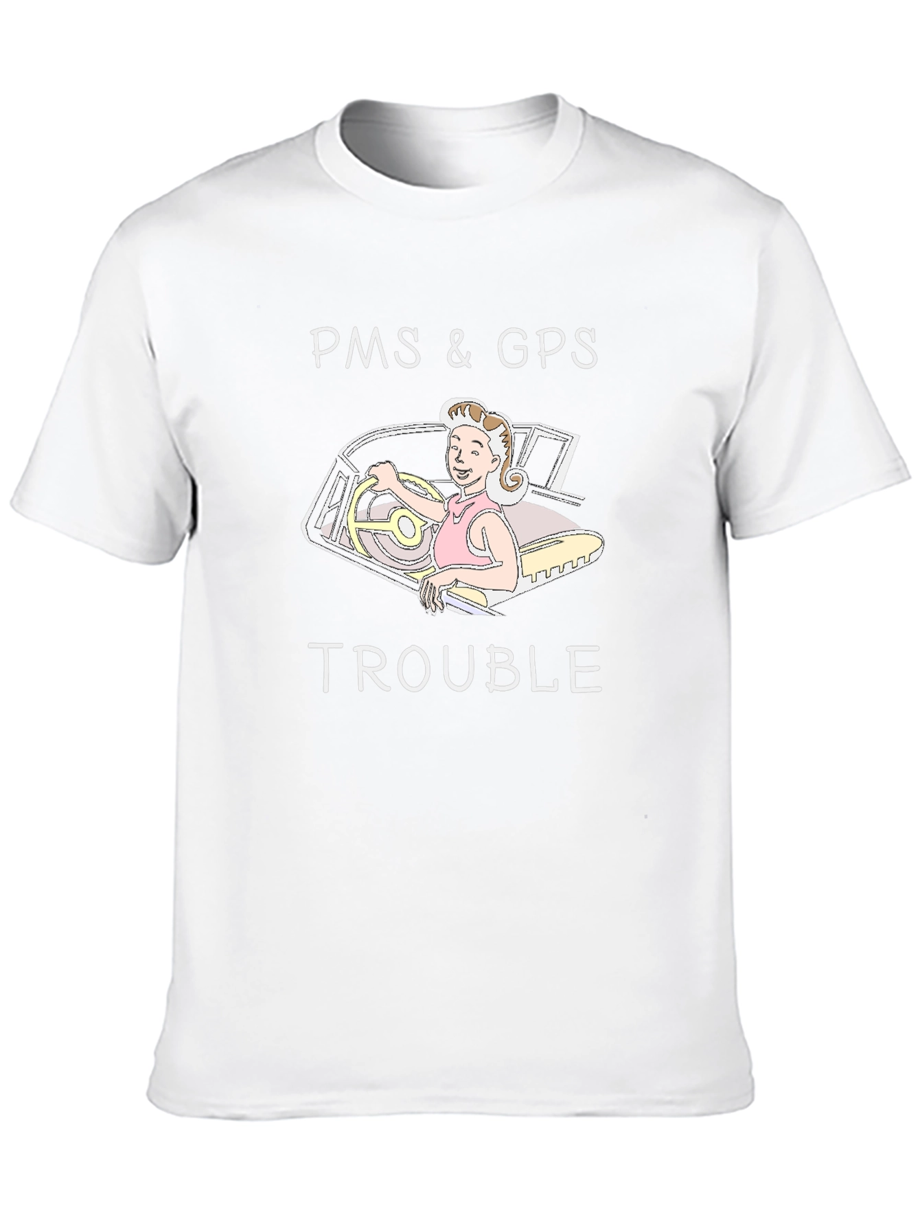 PMS & GPS Trouble Graphic Tee