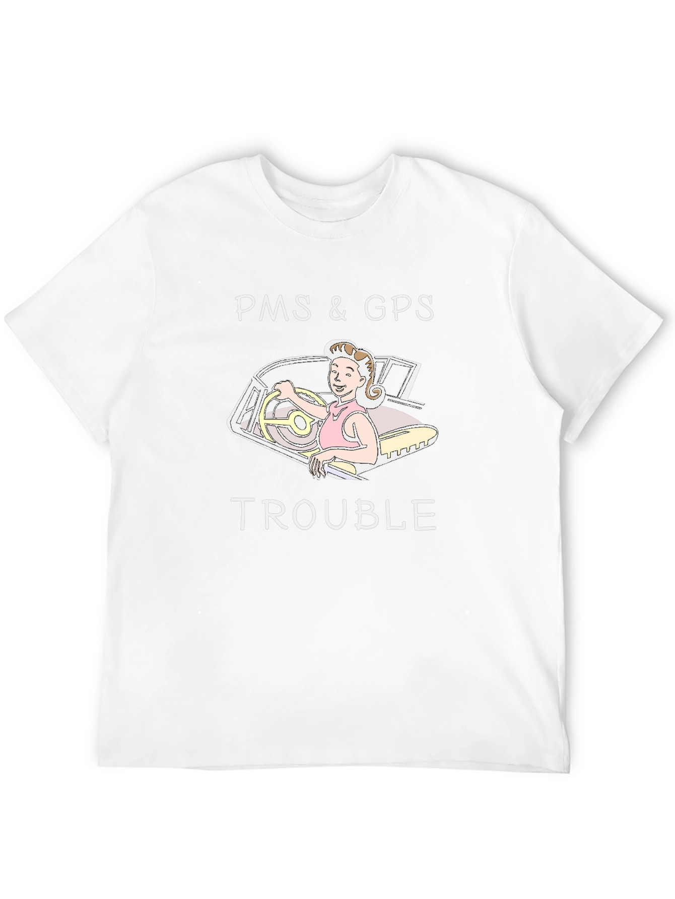 PMS & GPS Trouble Graphic Tee