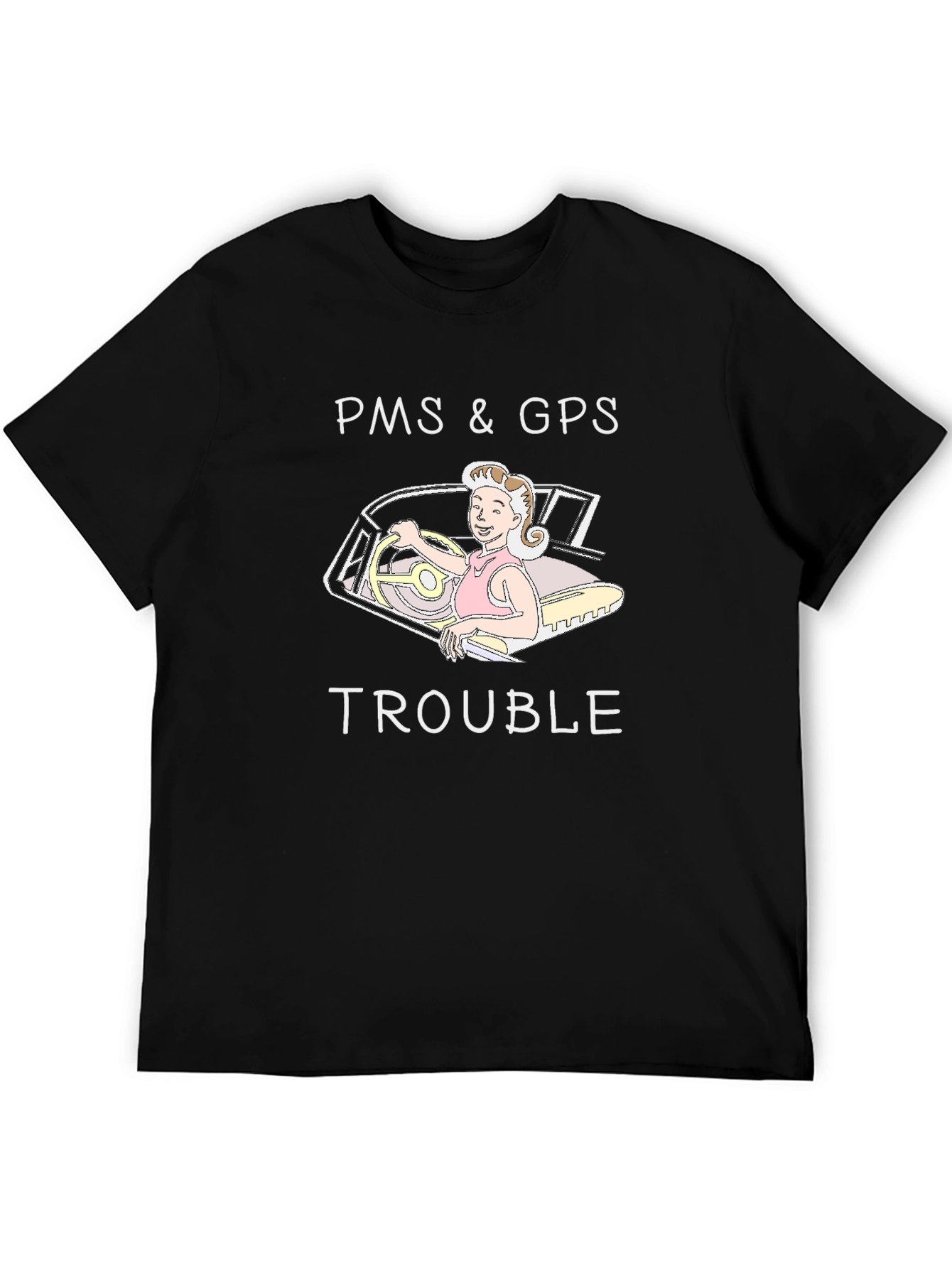 PMS & GPS Trouble Graphic Tee