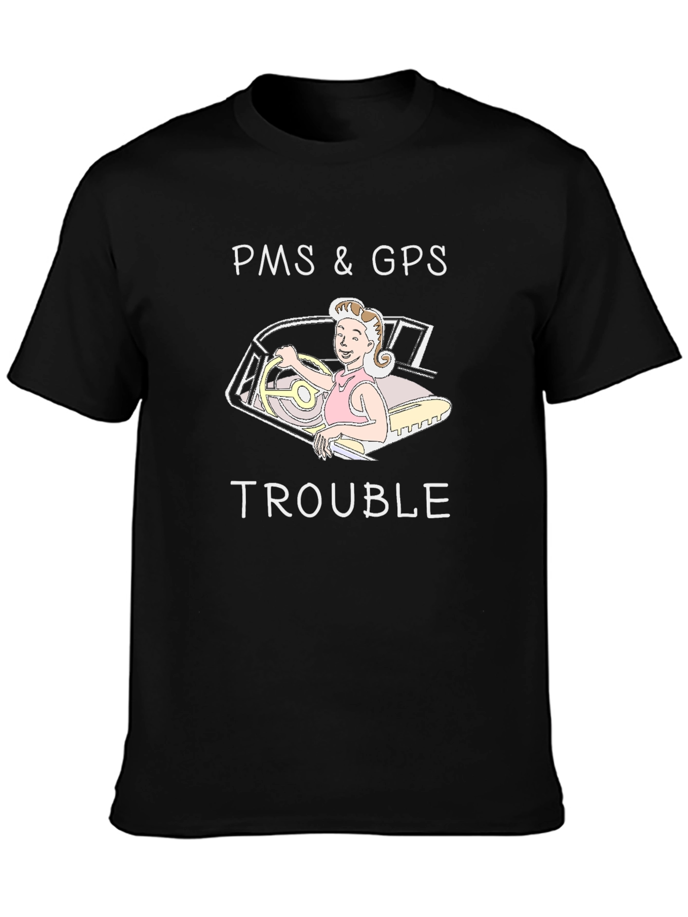 PMS & GPS Trouble Graphic Tee