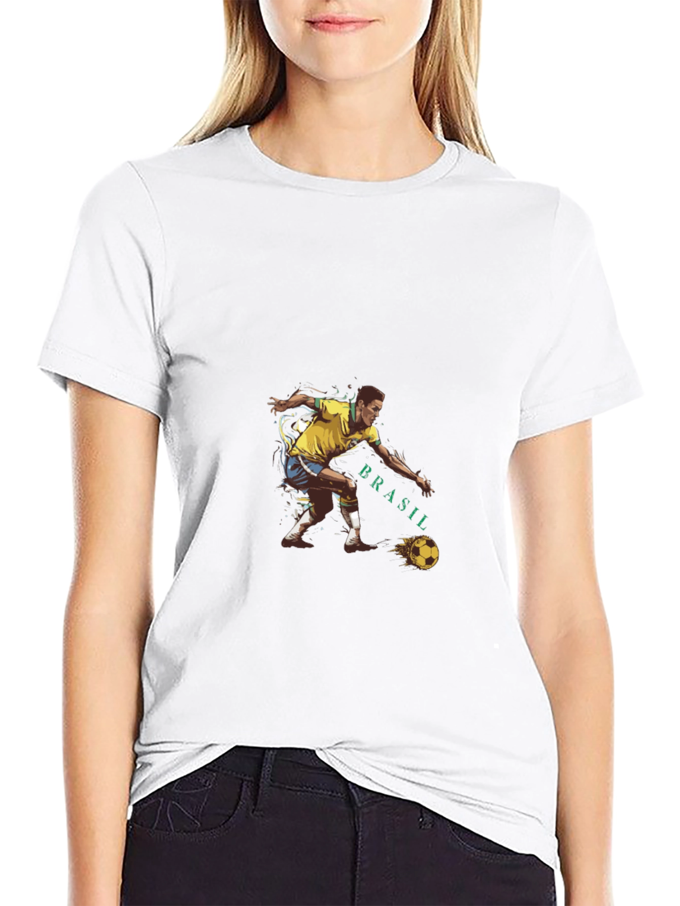 Brasil Soccer Graphic Tee