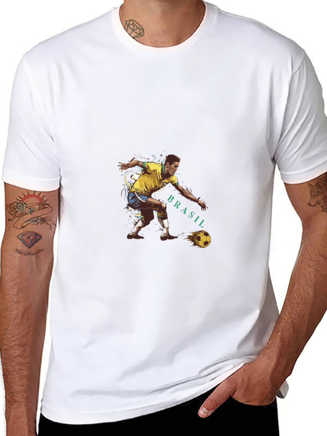 Brasil Soccer Graphic Tee