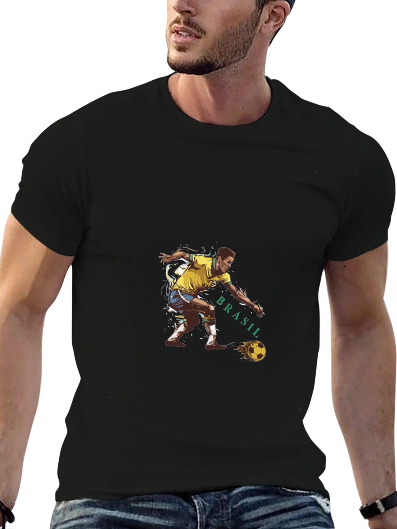 Brasil Soccer Graphic Tee