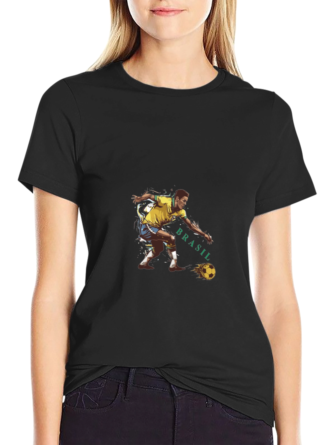 Brasil Soccer Graphic Tee