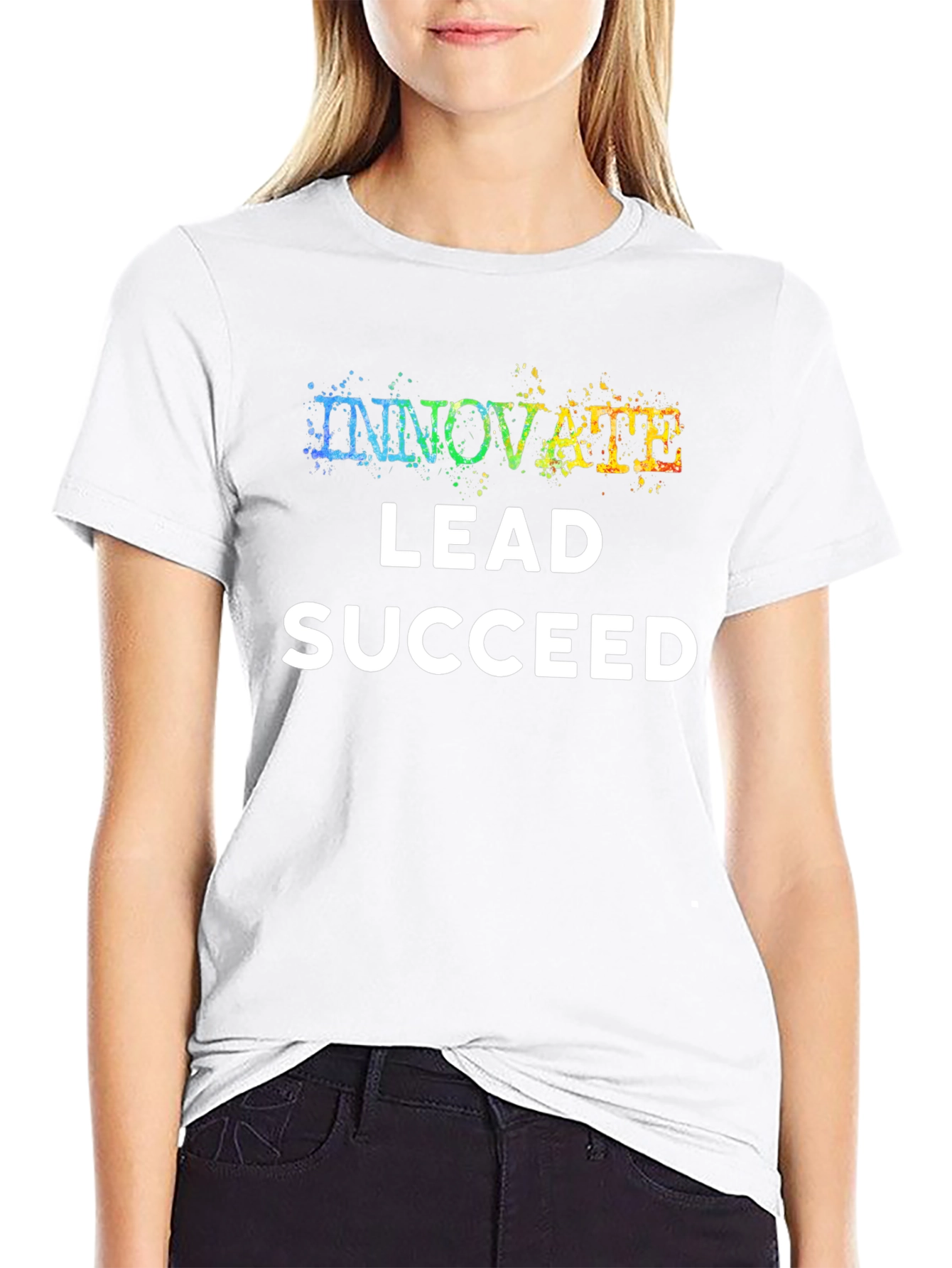 Innovate Lead Succeed T-Shirt - Black