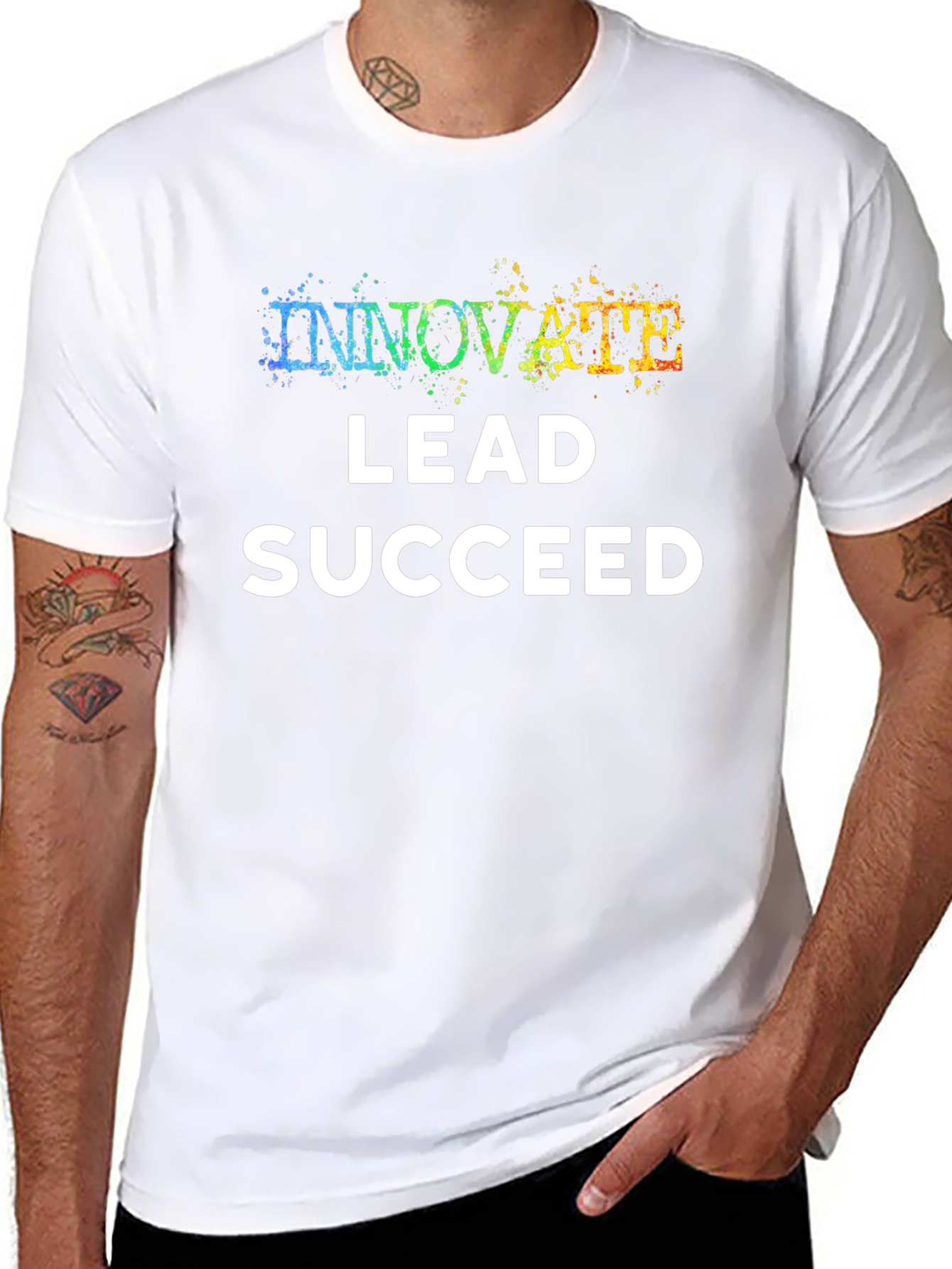 Innovate Lead Succeed T-Shirt - Black