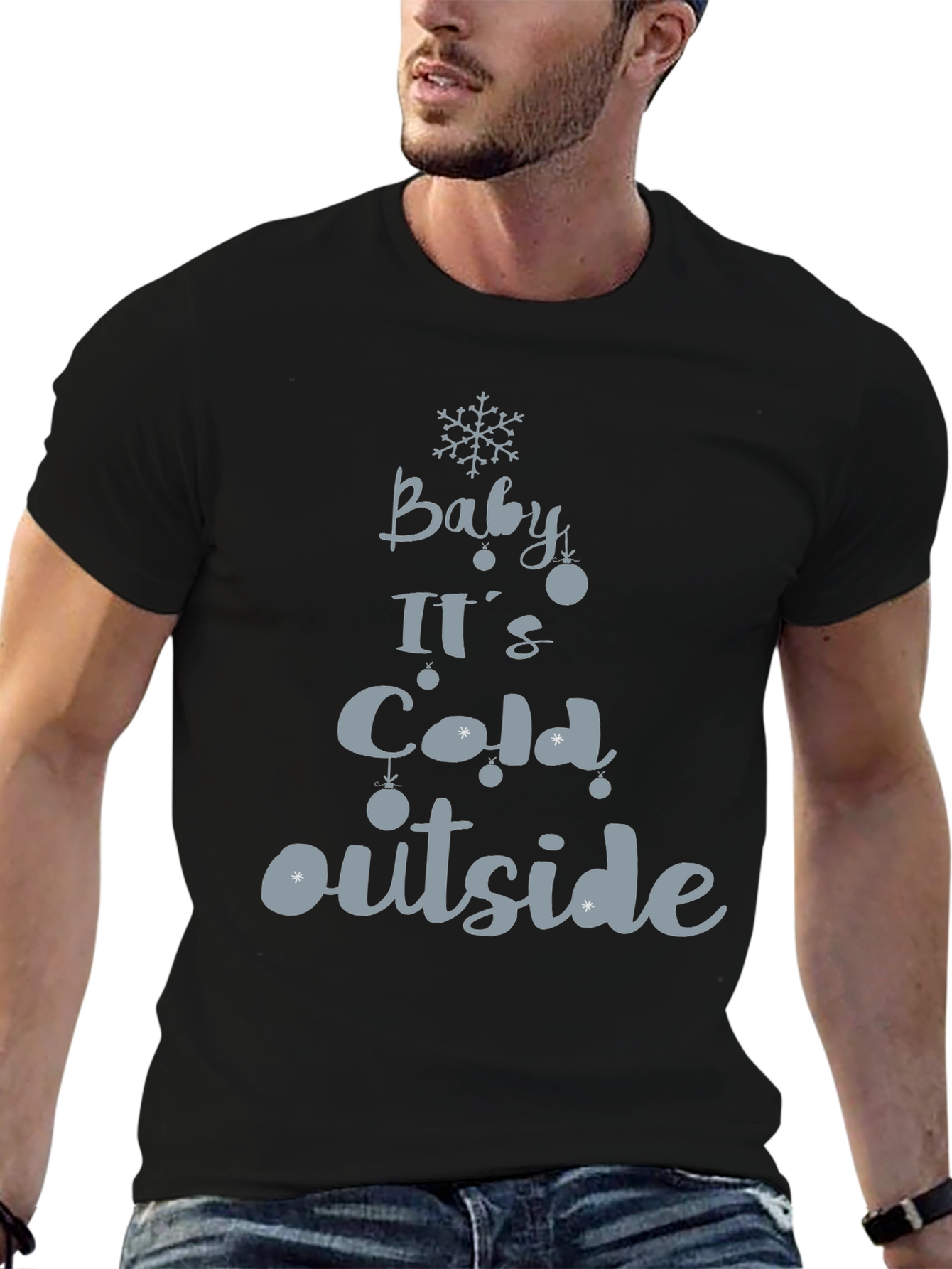 Baby Its Cold Outside Holiday Graphic Tee