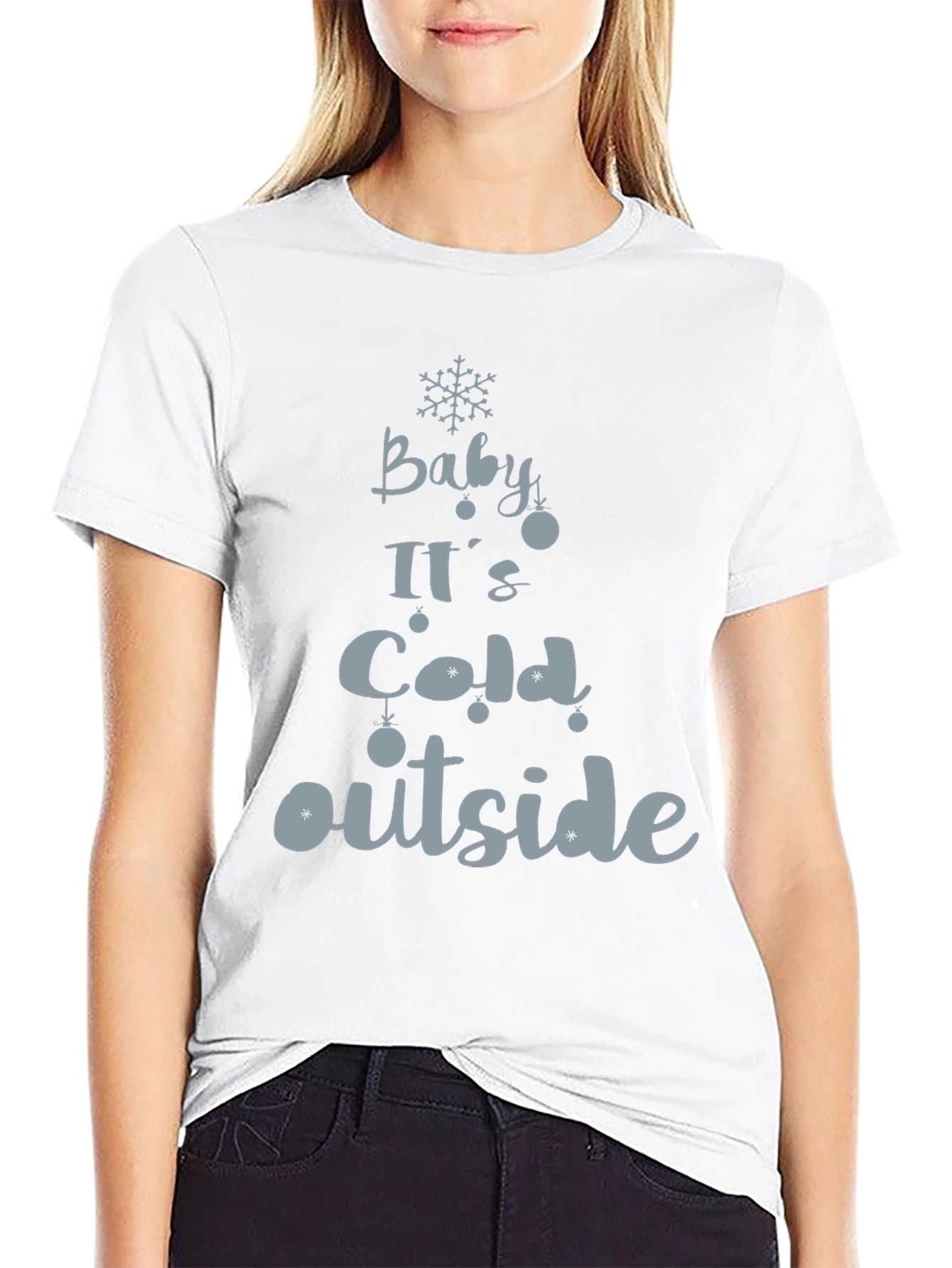 Baby Its Cold Outside Holiday Graphic Tee