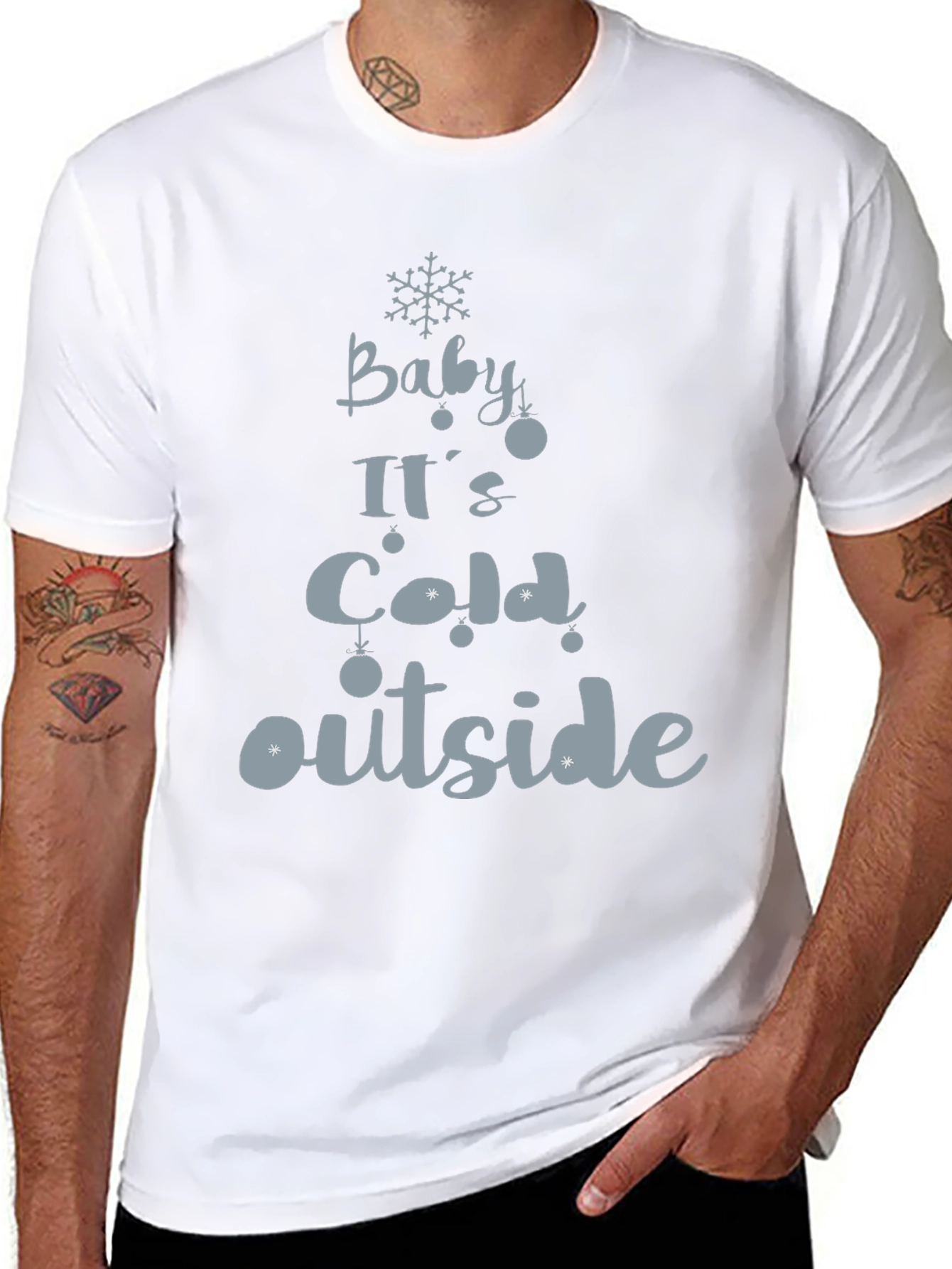 Baby Its Cold Outside Holiday Graphic Tee