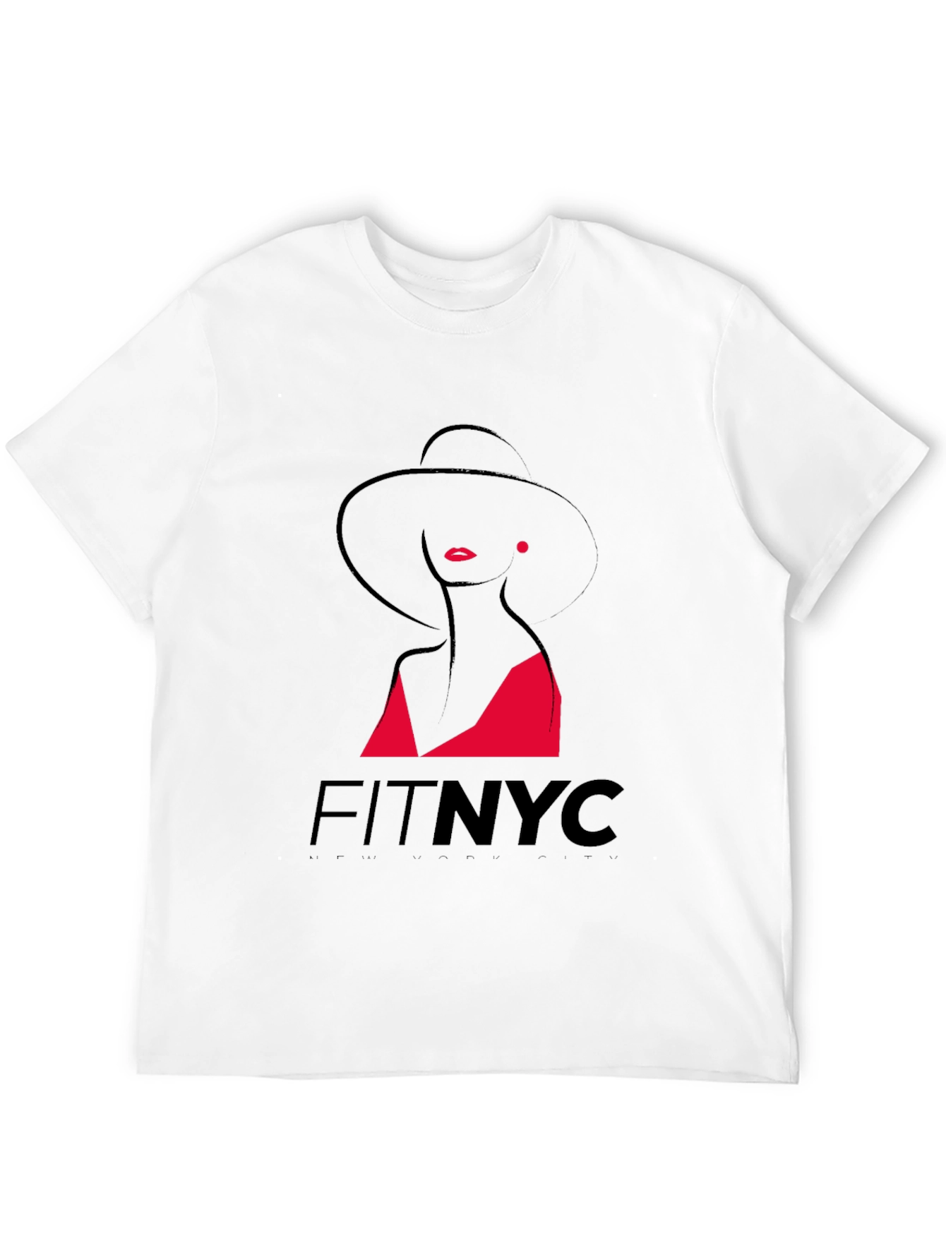 Elegant Woman Graphic Black T-Shirt