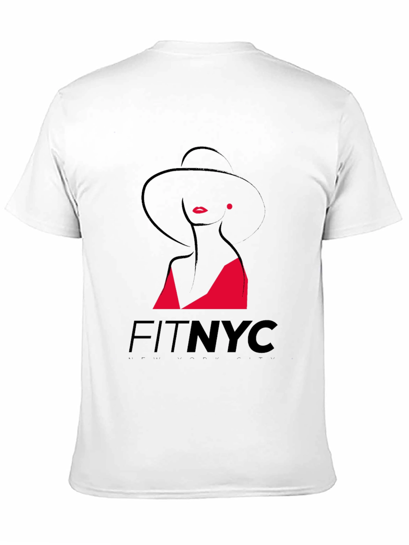 Elegant Woman Graphic Black T-Shirt