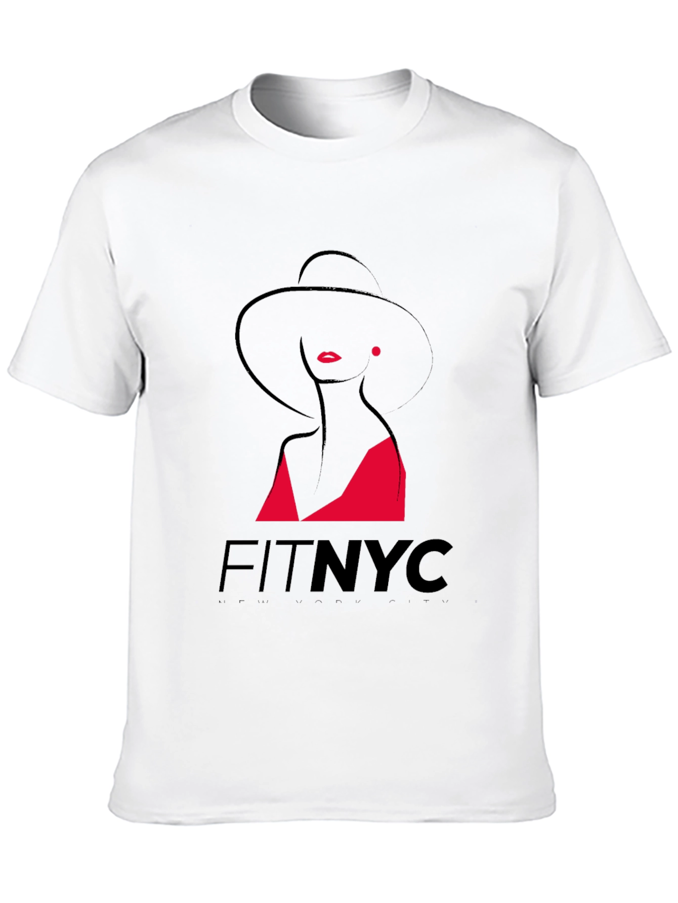 Elegant Woman Graphic Black T-Shirt