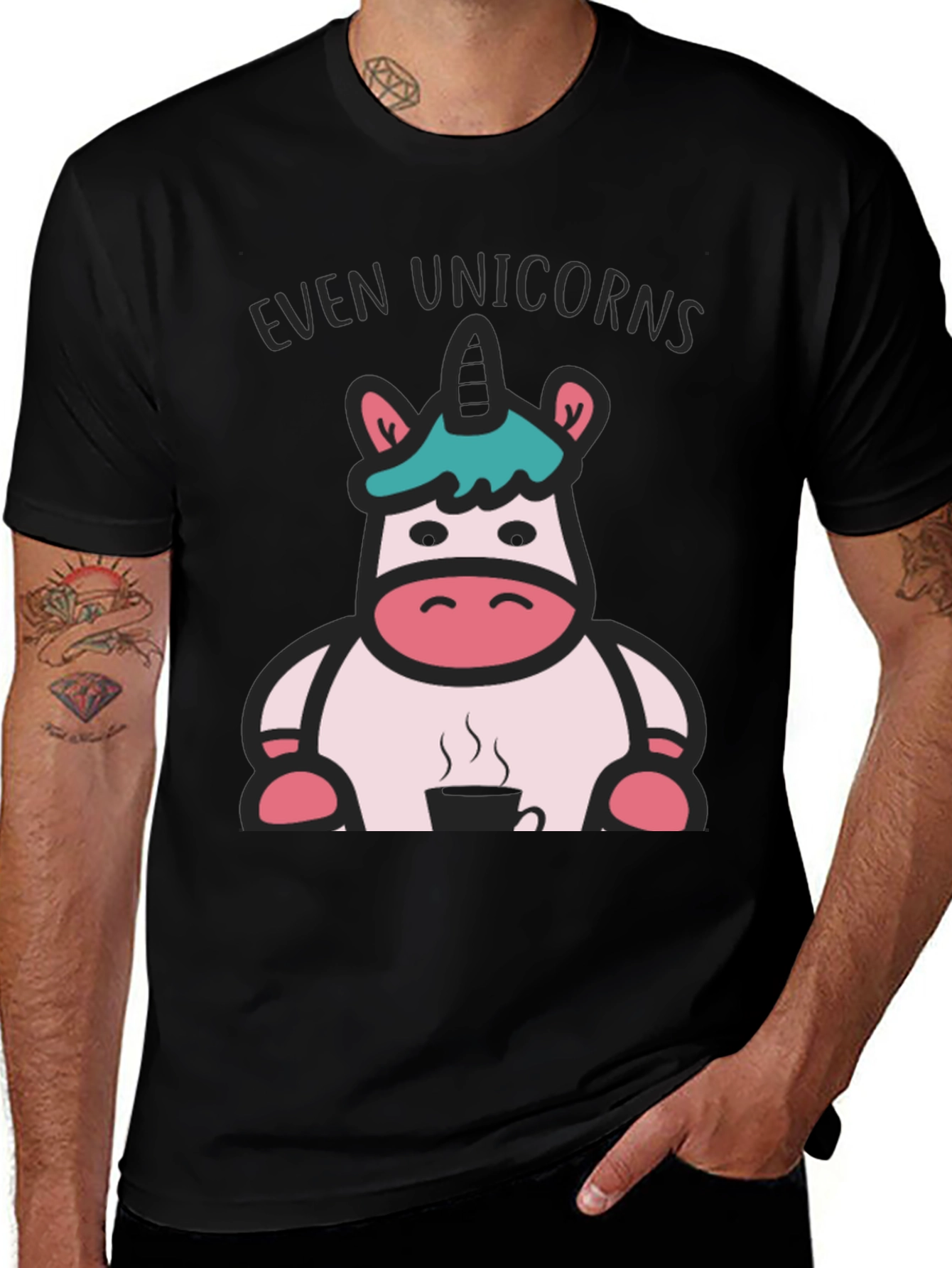 Even Unicorns Need Coffee T-Shirt