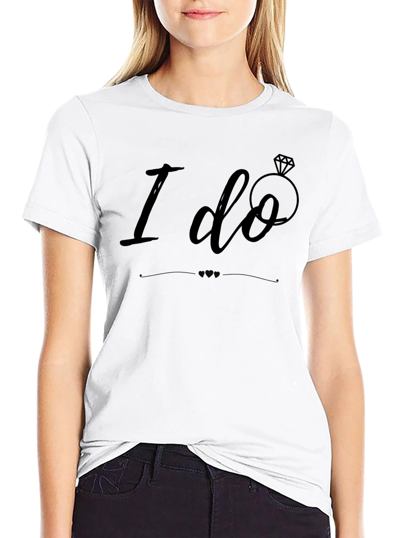 I Do Wedding T-Shirt - Stylish Bridal Tee