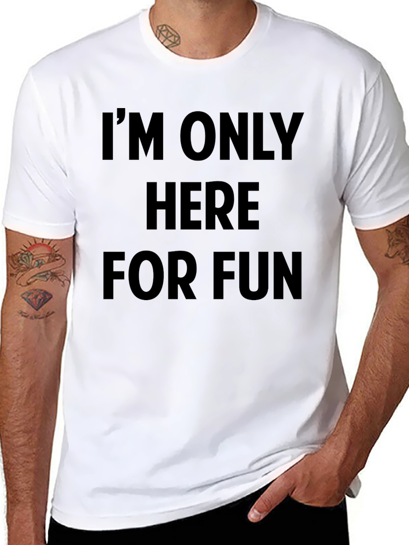 Im Only Here For Fun Graphic Tee