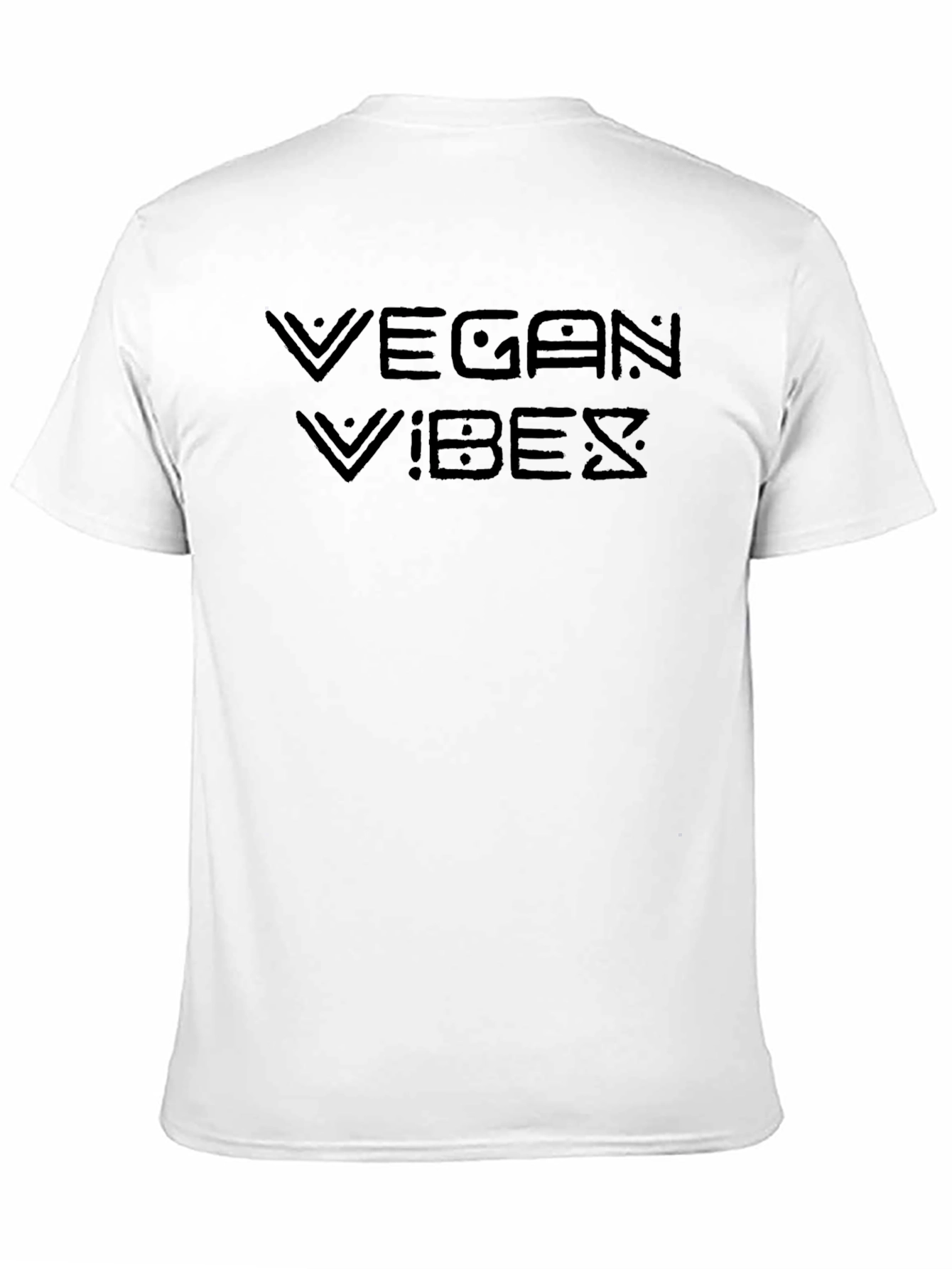 Vegan Vibes Black T-Shirt - Stylish & Comfortable