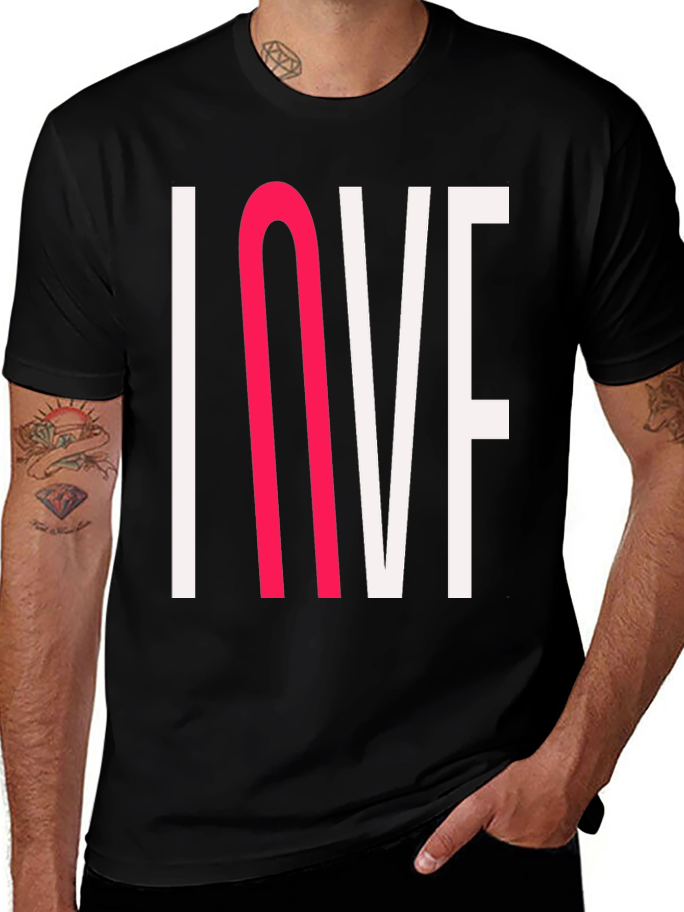 LOVE Graphic Tee - Bold & Stylish Black T-Shirt