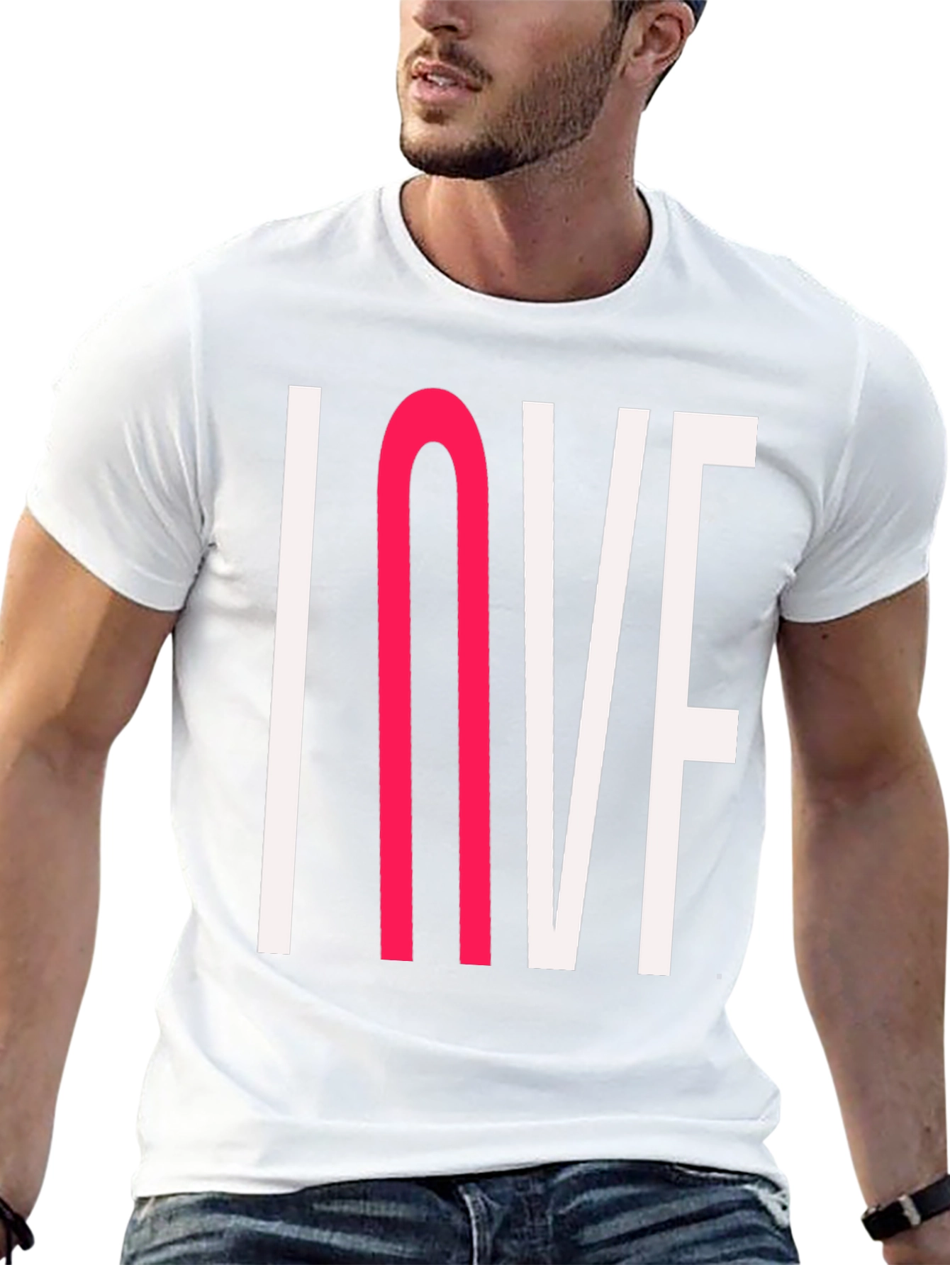 LOVE Graphic Tee - Bold & Stylish Black T-Shirt