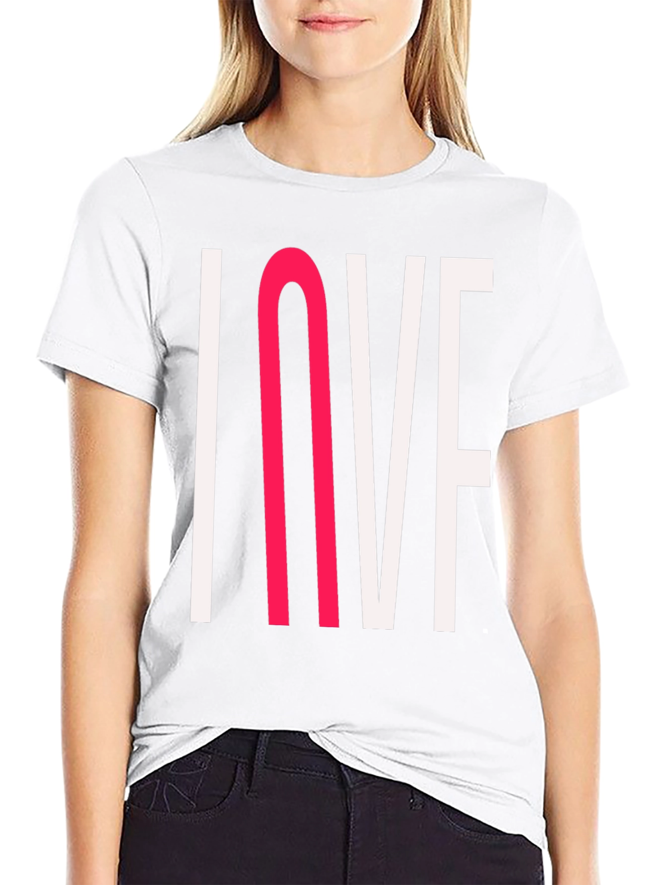 LOVE Graphic Tee - Bold & Stylish Black T-Shirt