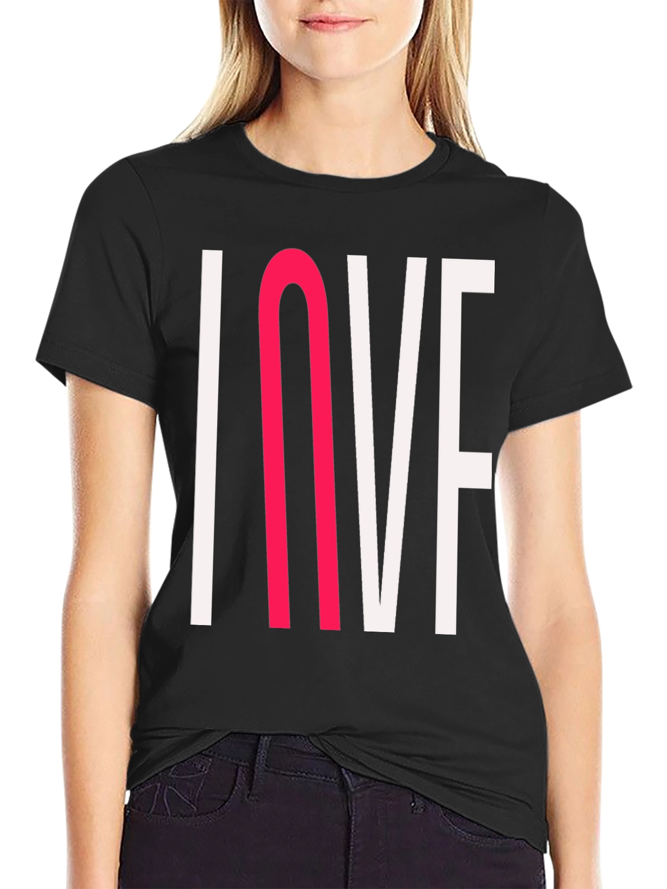 LOVE Graphic Tee - Bold & Stylish Black T-Shirt