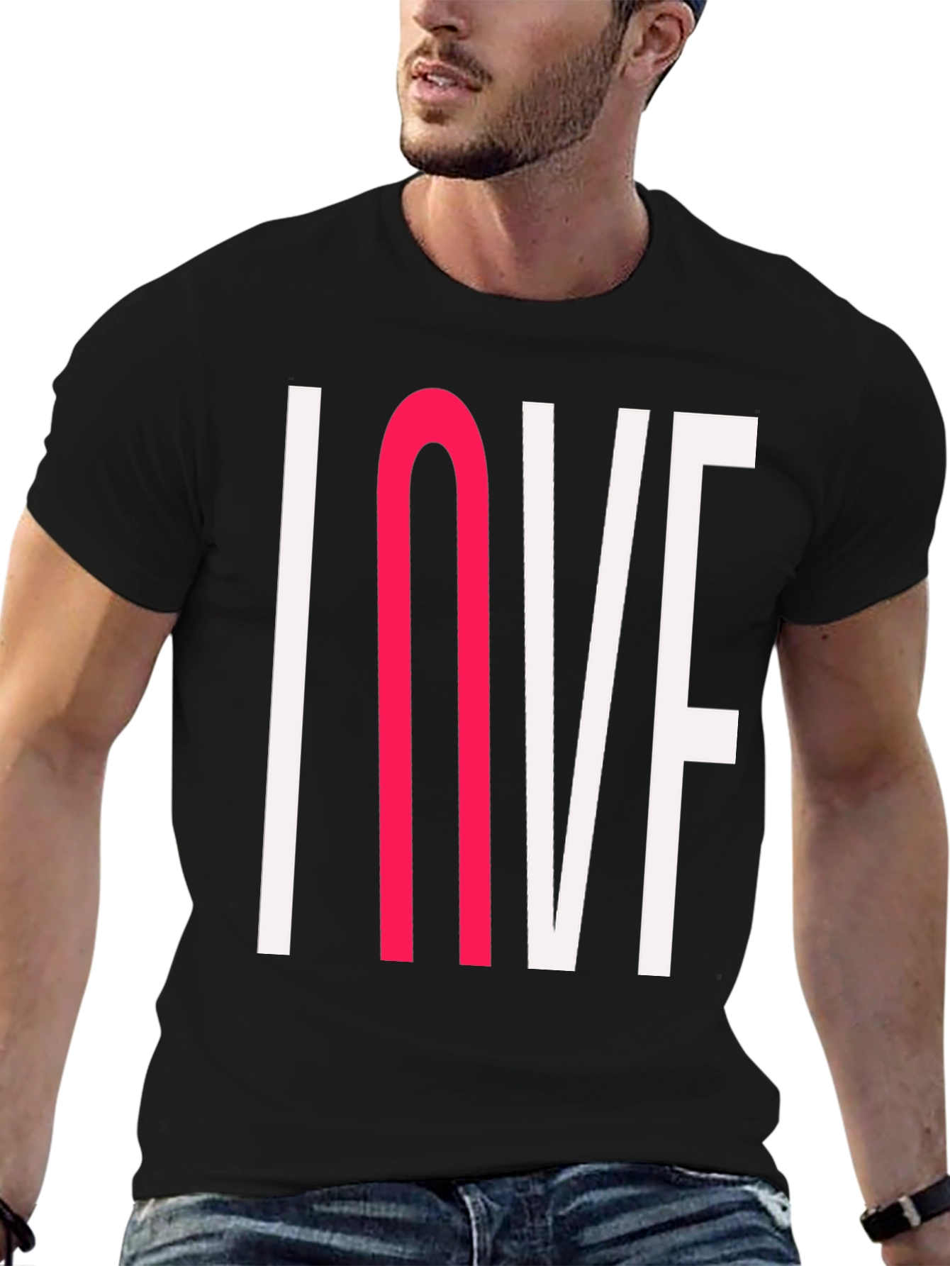 LOVE Graphic Tee - Bold & Stylish Black T-Shirt