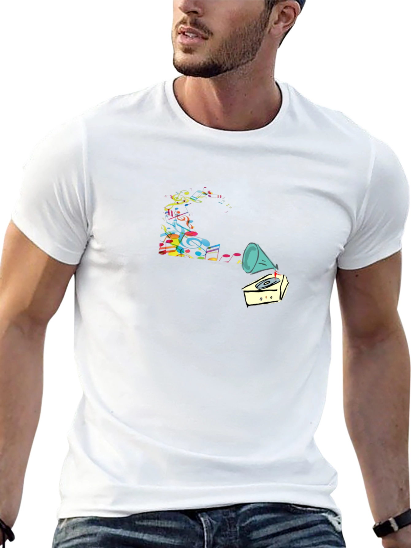Retro Music Graphic T-Shirt