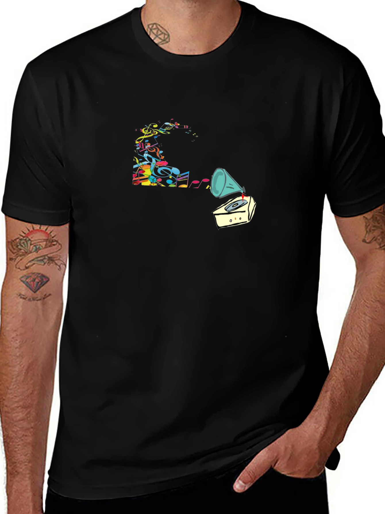 Retro Music Graphic T-Shirt