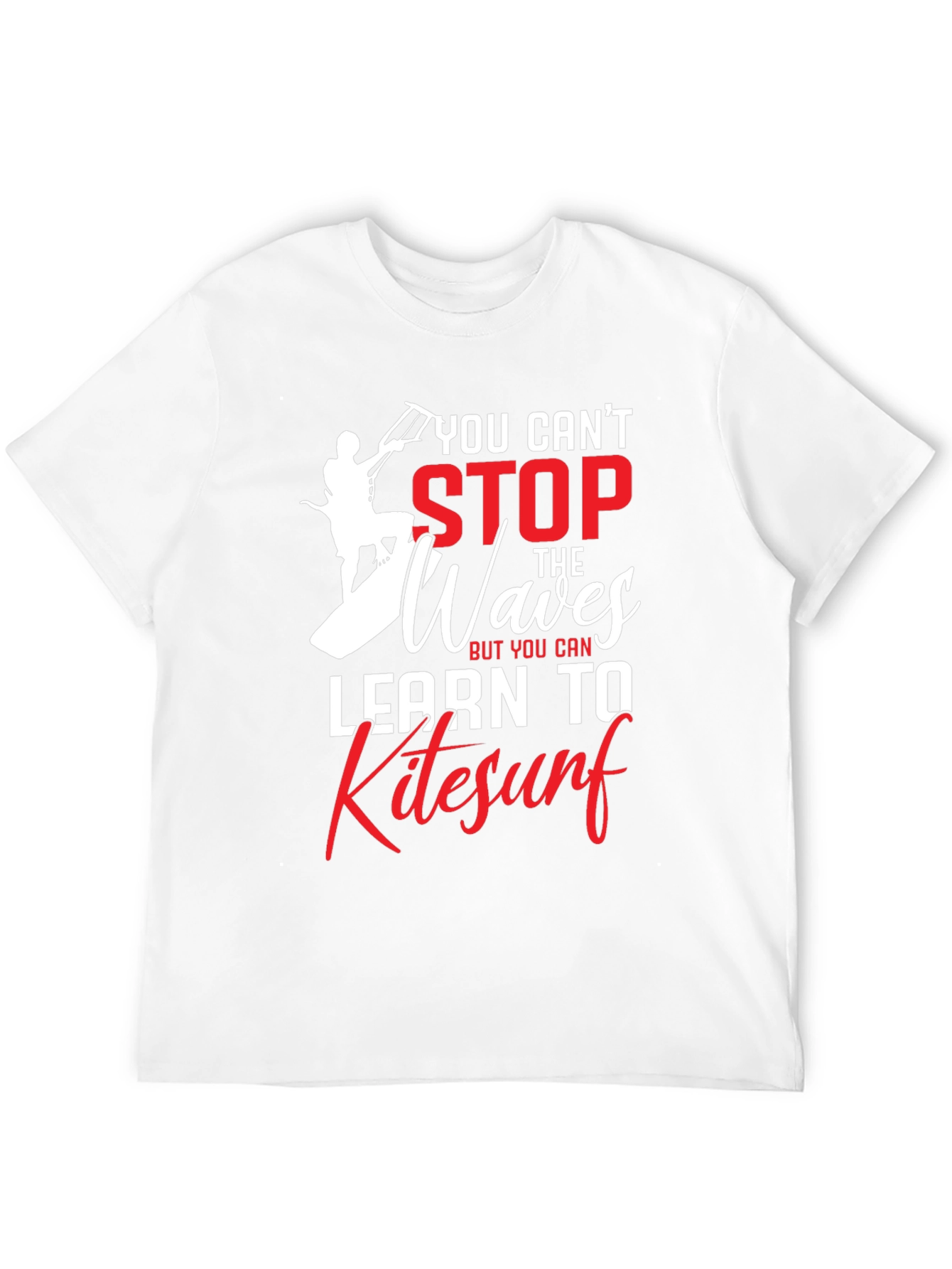 Kitesurf Graphic T-Shirt - You Cant Stop the Waves