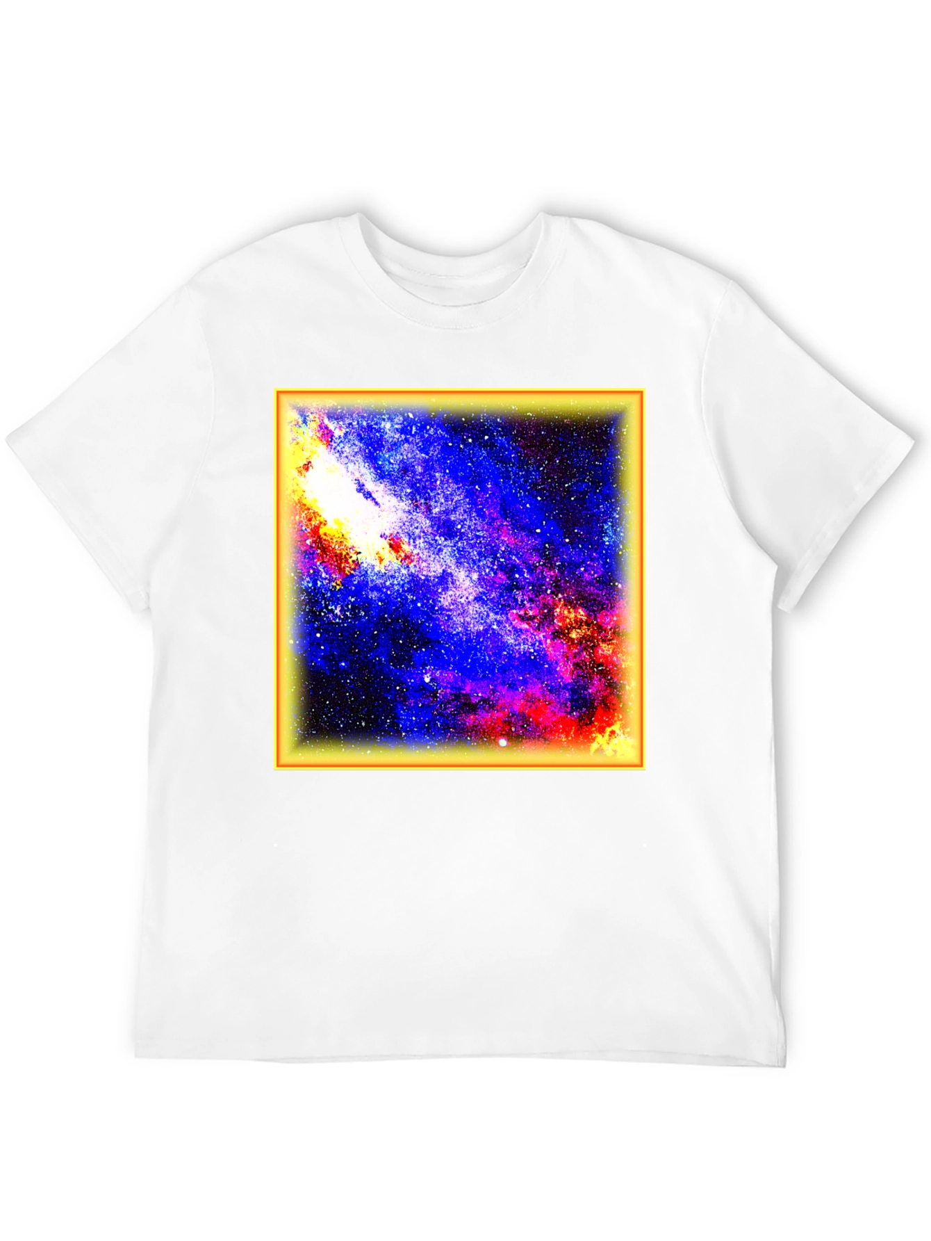 Galaxy Print Black T-Shirt