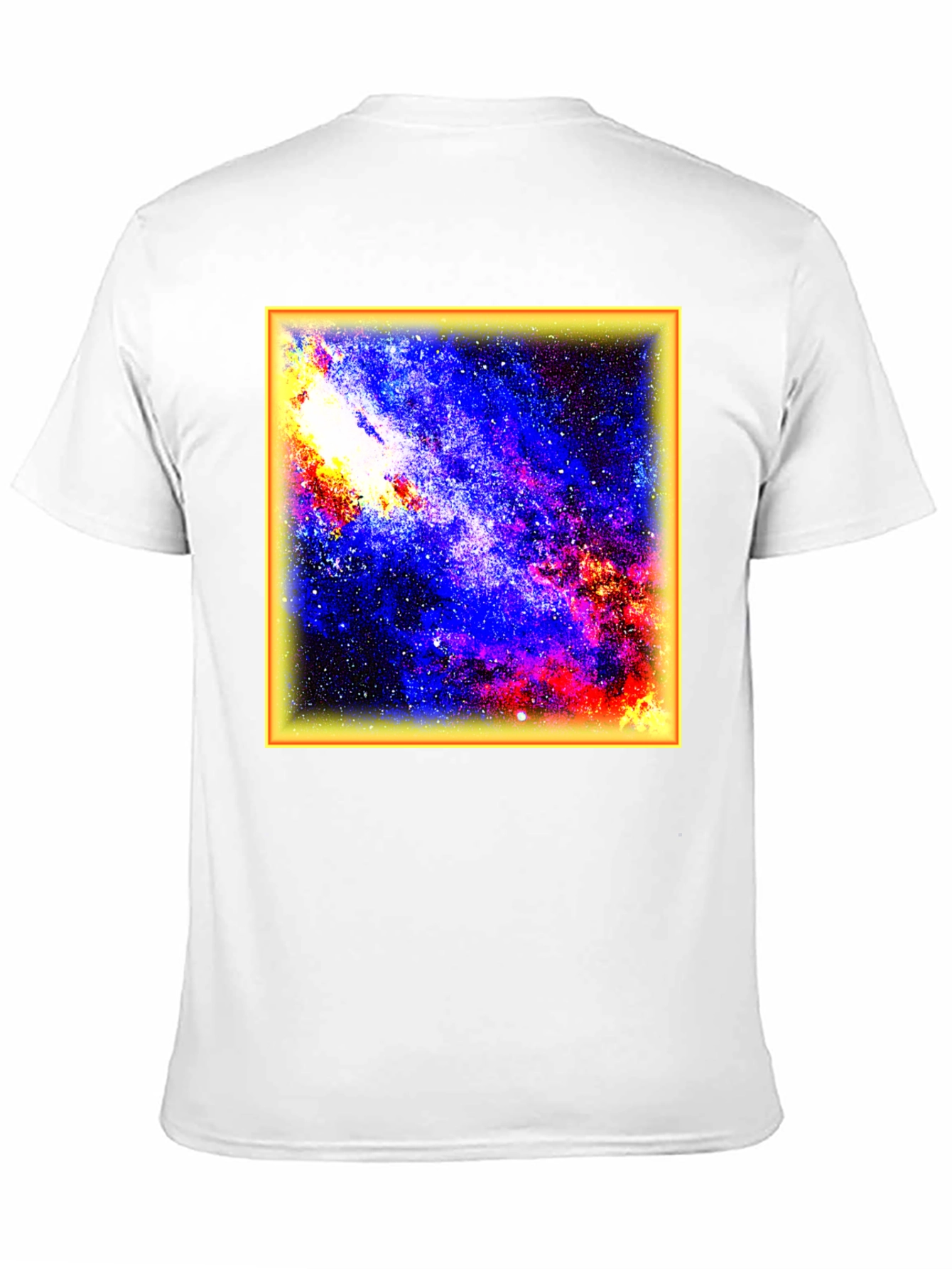 Galaxy Print Black T-Shirt
