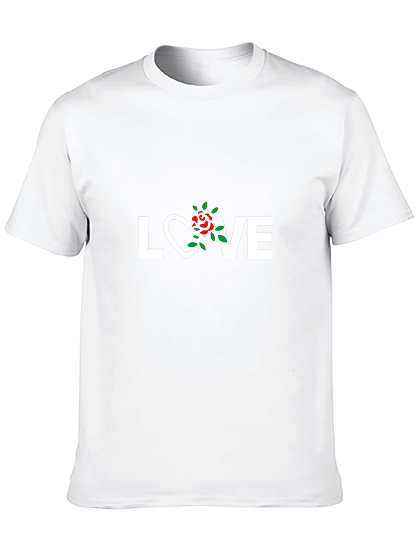 Love Rose Graphic Tee - Trendy Black T-Shirt