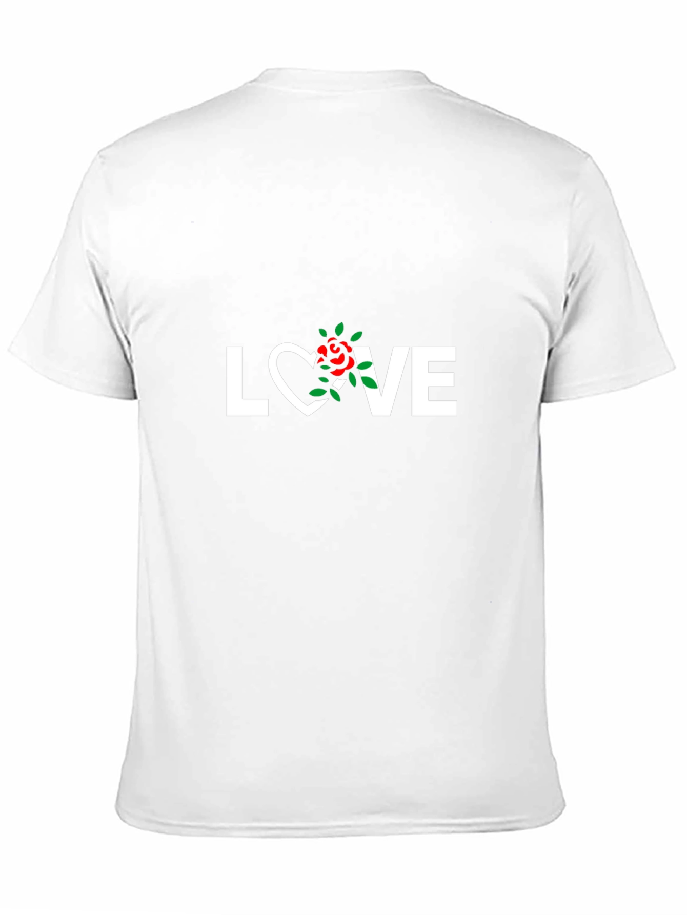 Love Rose Graphic Tee - Trendy Black T-Shirt