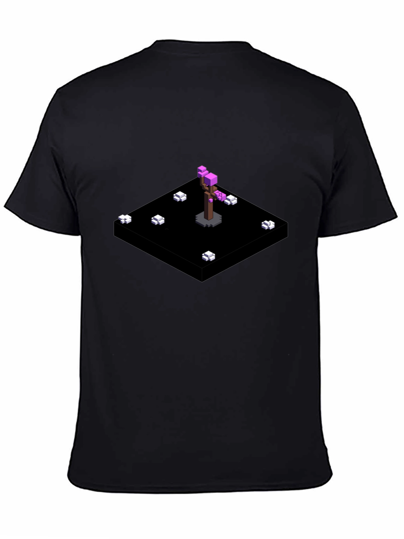 Pixel Art Tree T-Shirt - Modern Graphic Tee